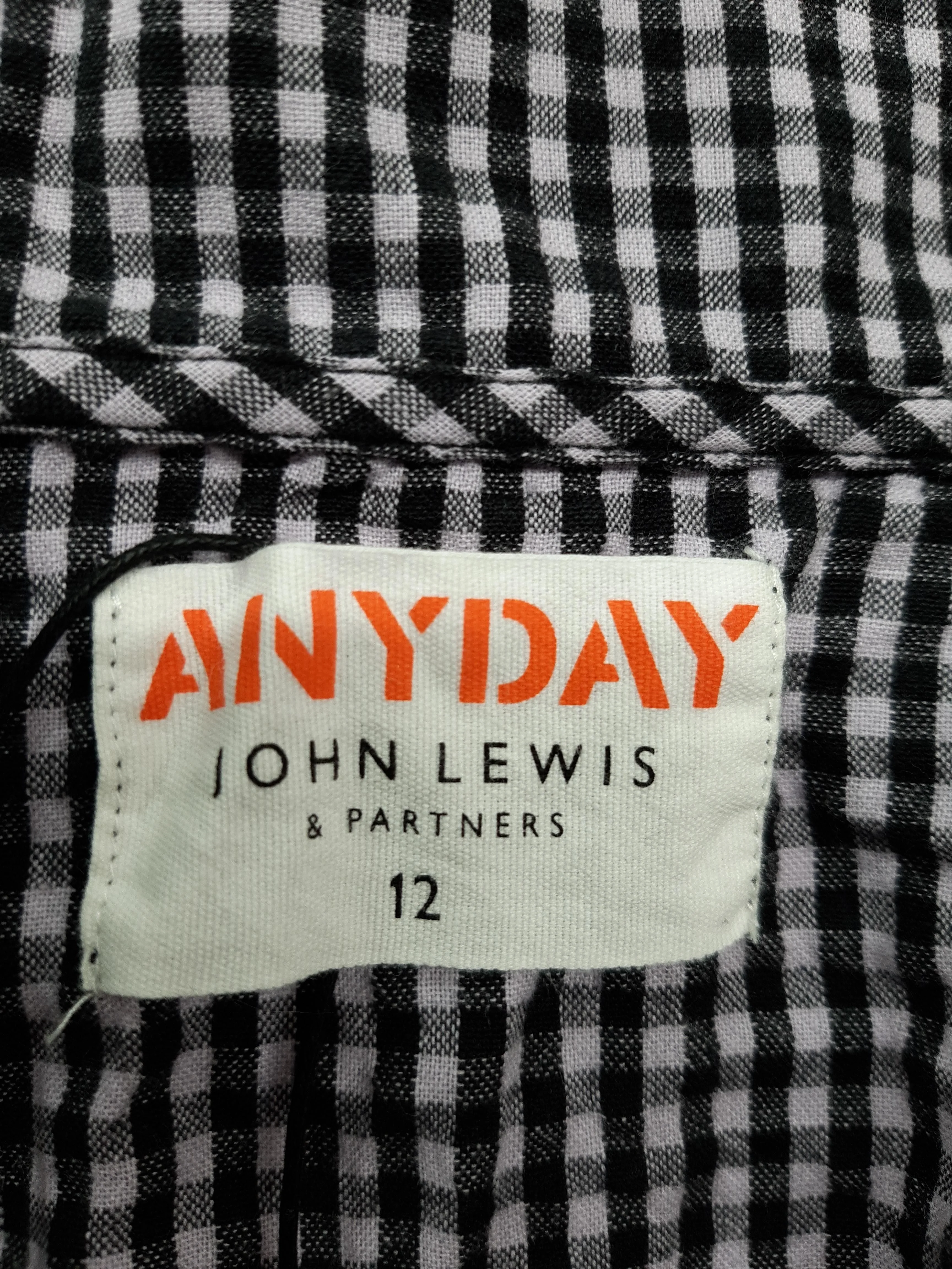 ANYDAY John Lewis Women's Shirt UK 12 Multi 100% Cotton Basic - Image 5