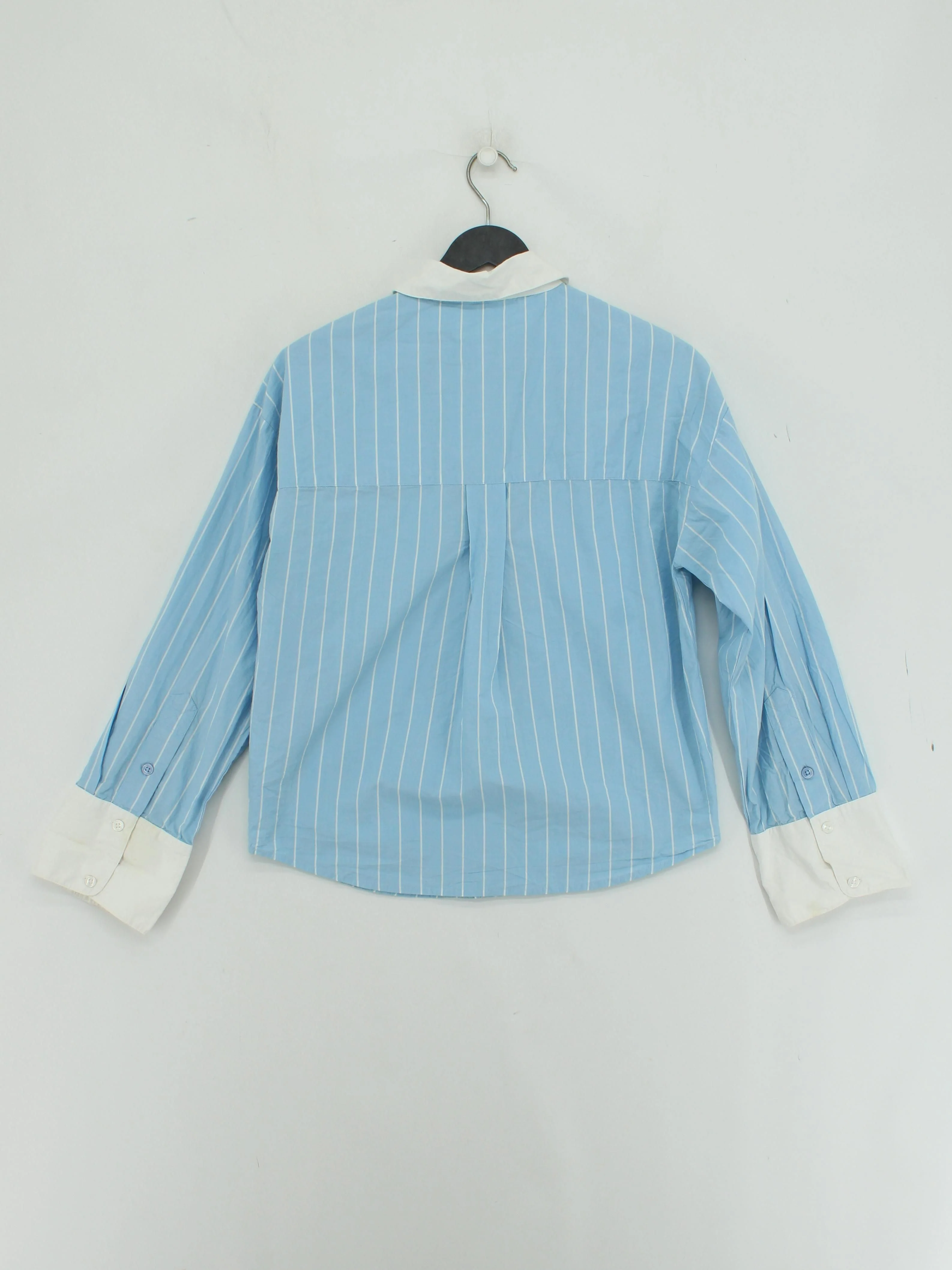 ANYDAY John Lewis Women's Shirt UK 6 Blue 100% Cotton Basic - Image 2