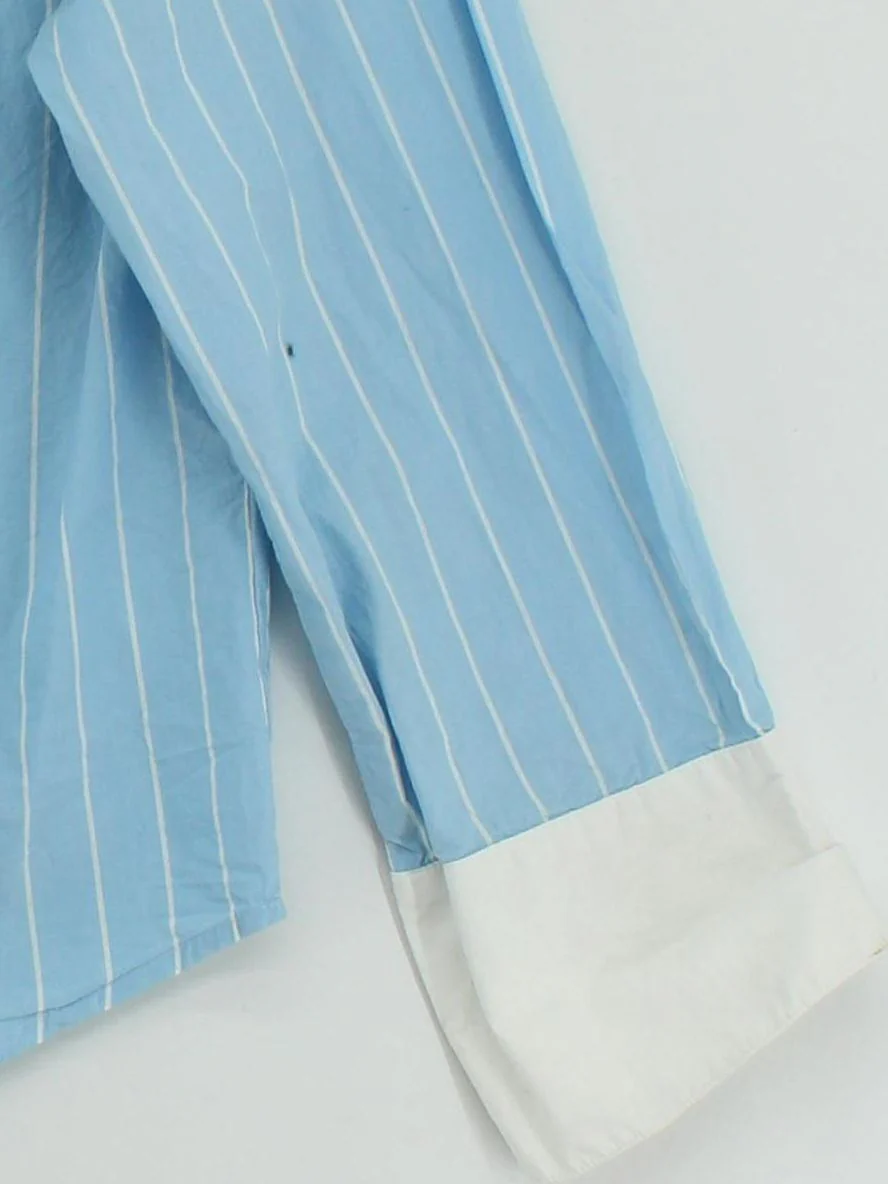 ANYDAY John Lewis Women's Shirt UK 6 Blue 100% Cotton Basic - Image 4