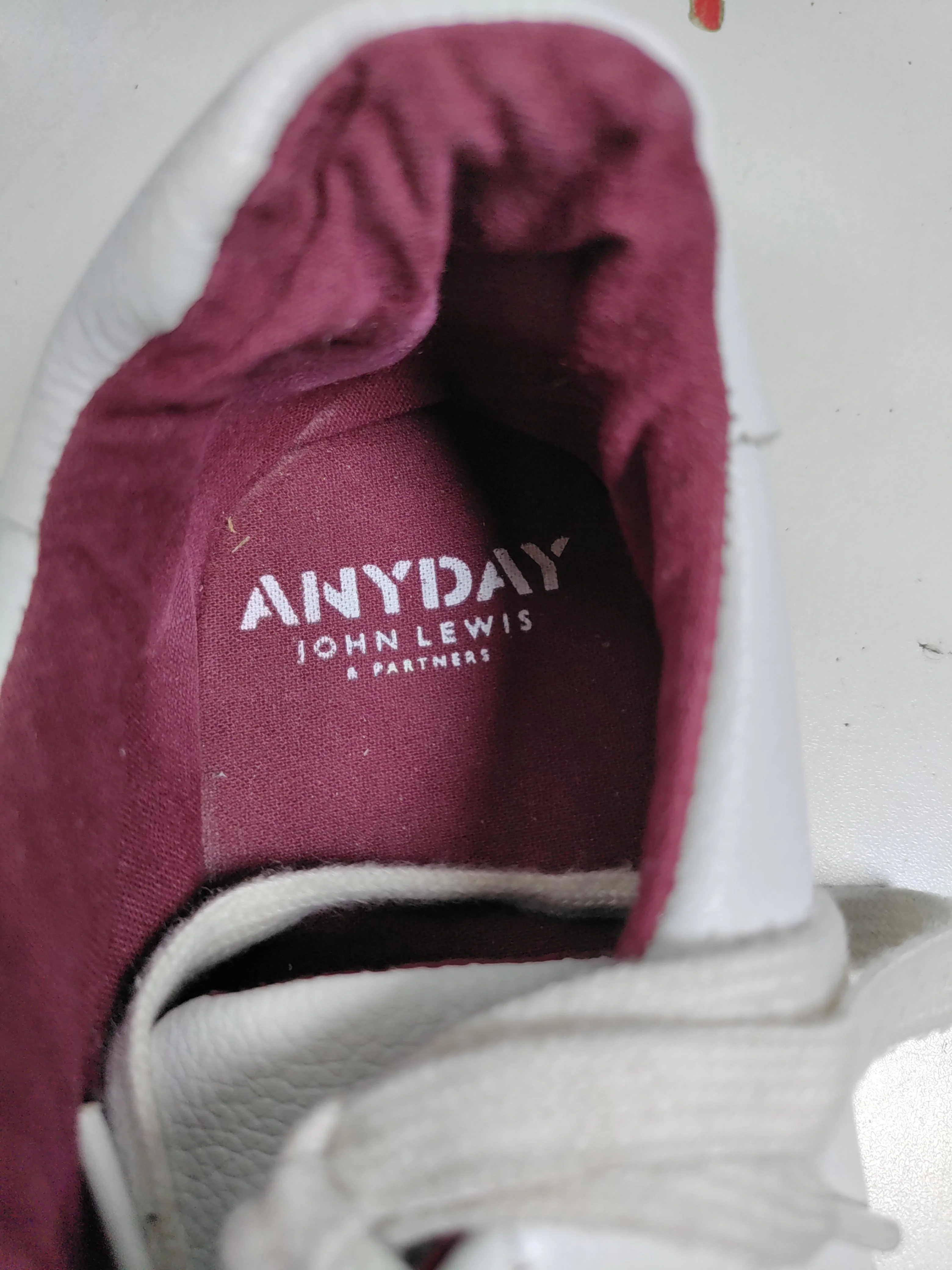 ANYDAY John Lewis Women's Trainers UK6 EU39 US8 in White - Image 9