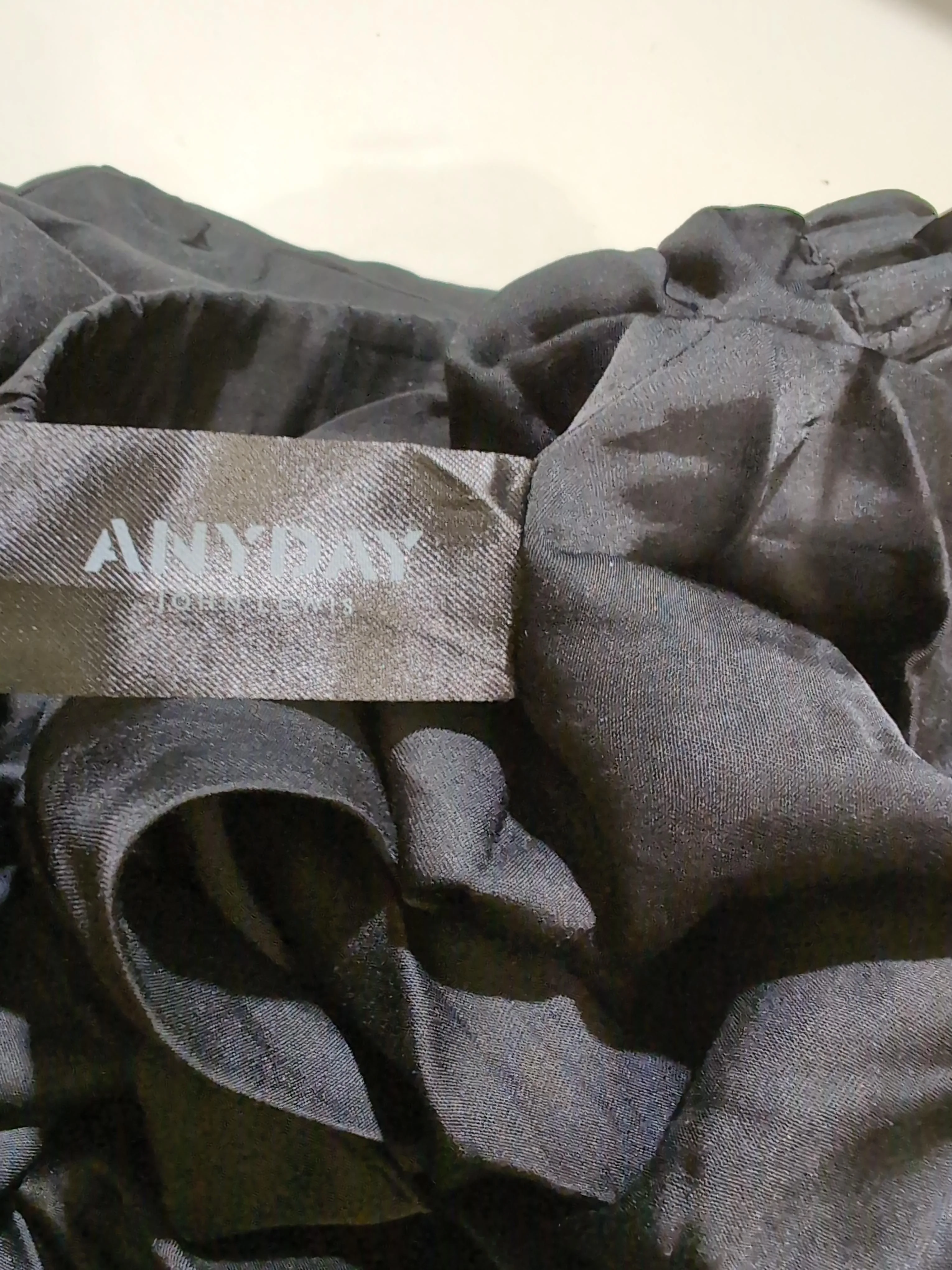 ANYDAY John Lewis Women's Trousers UK 12 Black Lyocell Modal - Image 5