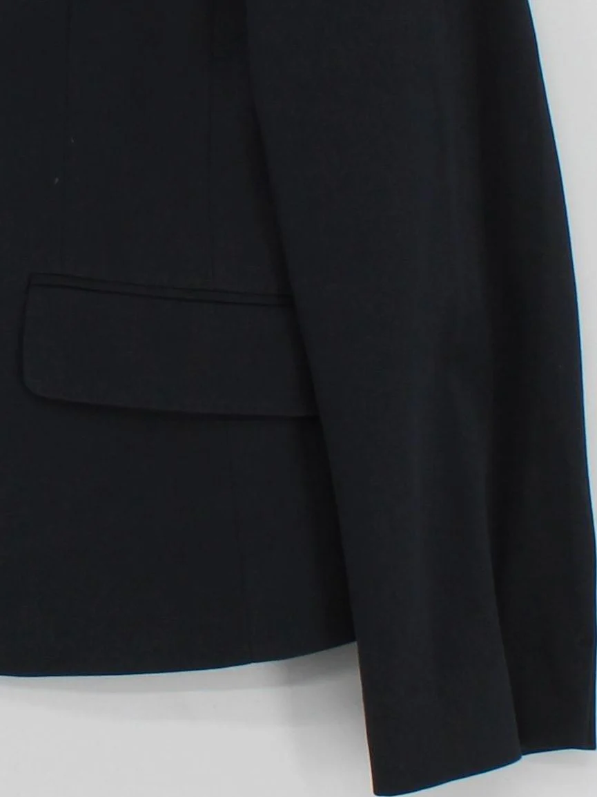 Aquascutum Women's Blazer UK 16 Black Cotton - Image 4