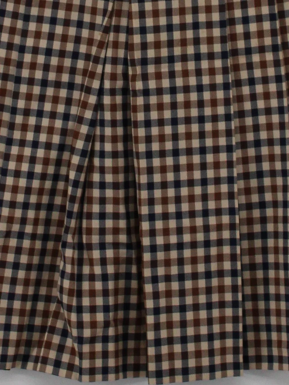 Aquascutum Women's Midi Skirt M Multi Checkered 100% Other Midi Pleated - Image 4