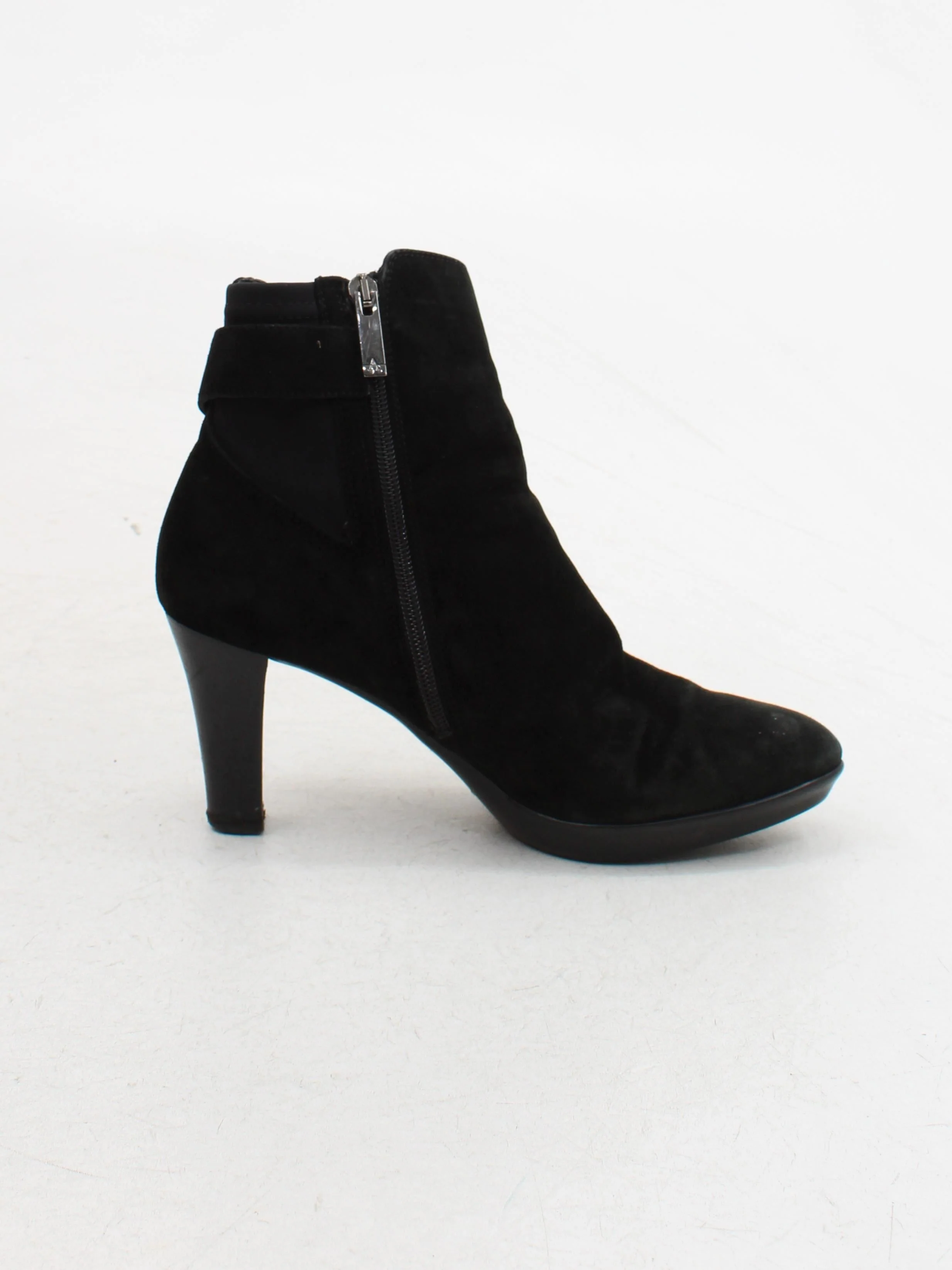 Aquatalia Women's Boots UK 5 Black 100% Suede Combat - Image 5