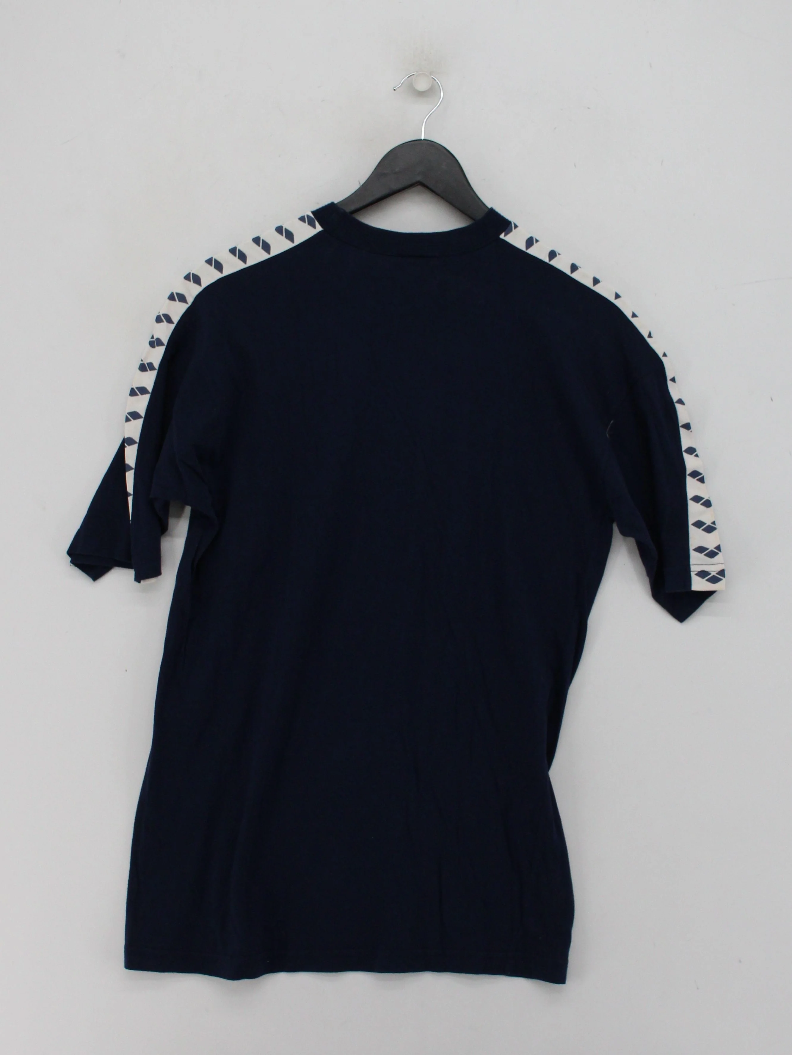 Arena Men's T-Shirt M Blue 100% Cotton Basic - Image 2
