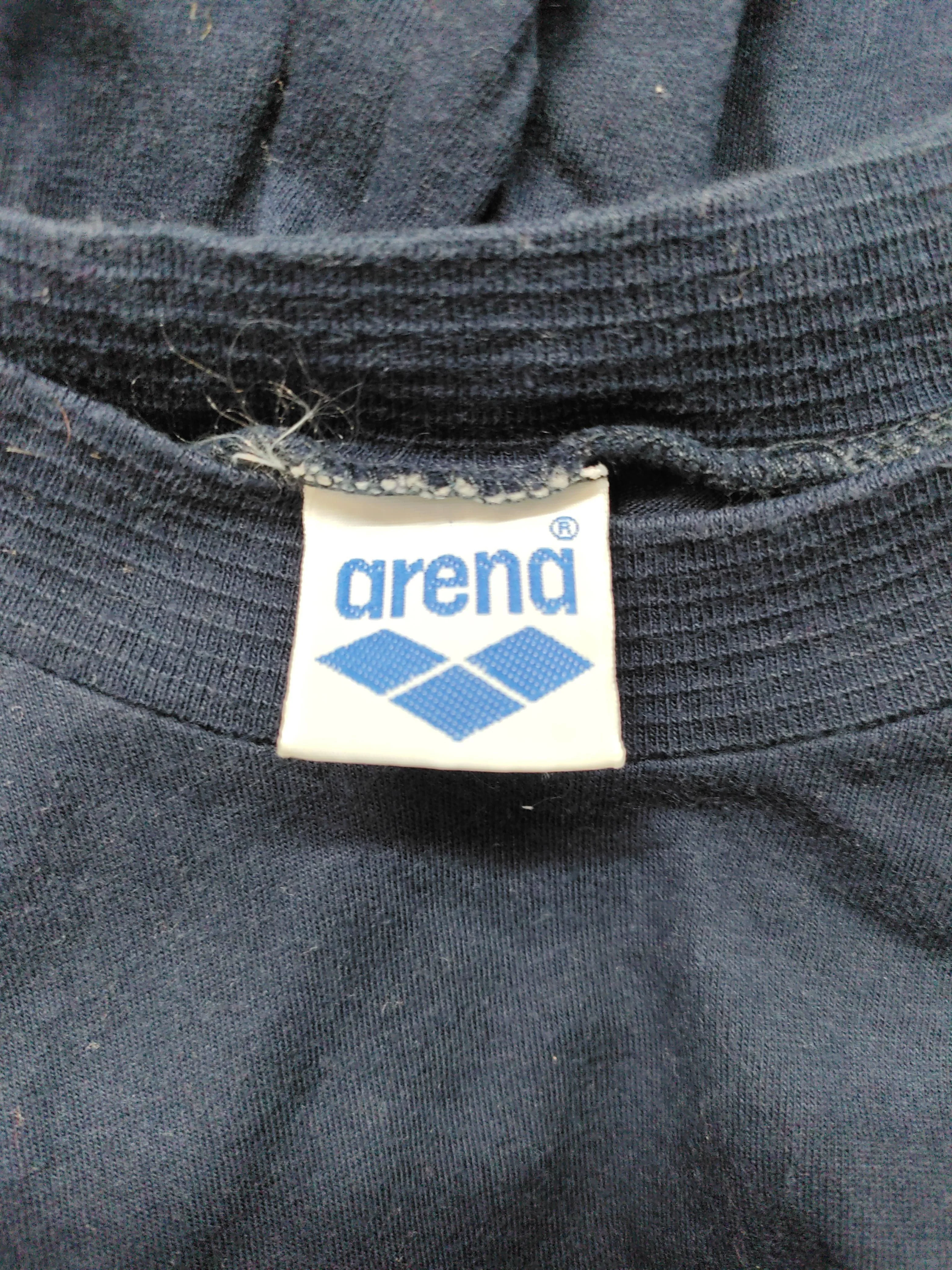 Arena Men's T-Shirt M Blue 100% Cotton Basic - Image 5