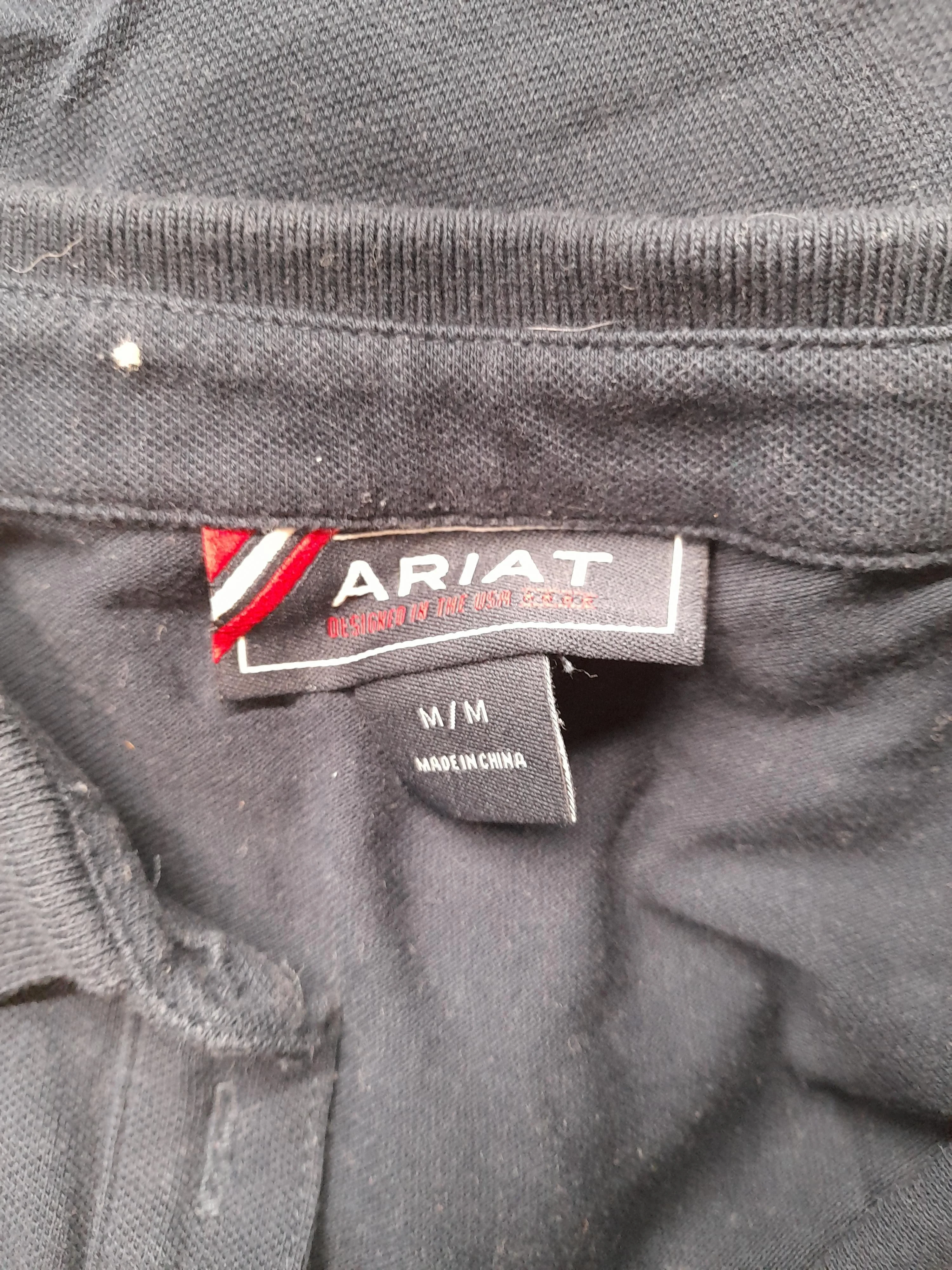 Ariat Women's Top M Black Cotton with Spandex Sleeveless Collared Basic - Image 5