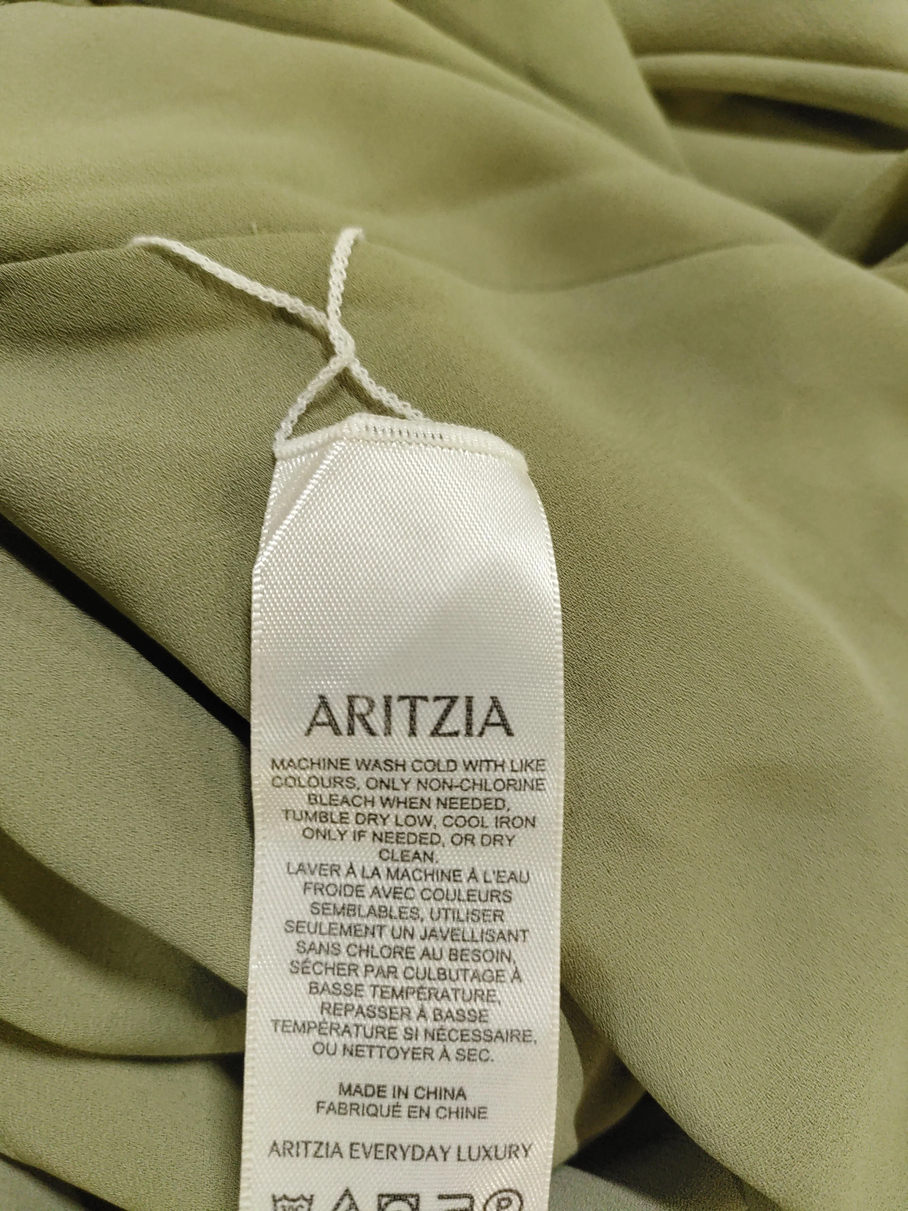 Aritzia Slip Midi Dress XS in Green - Image 5