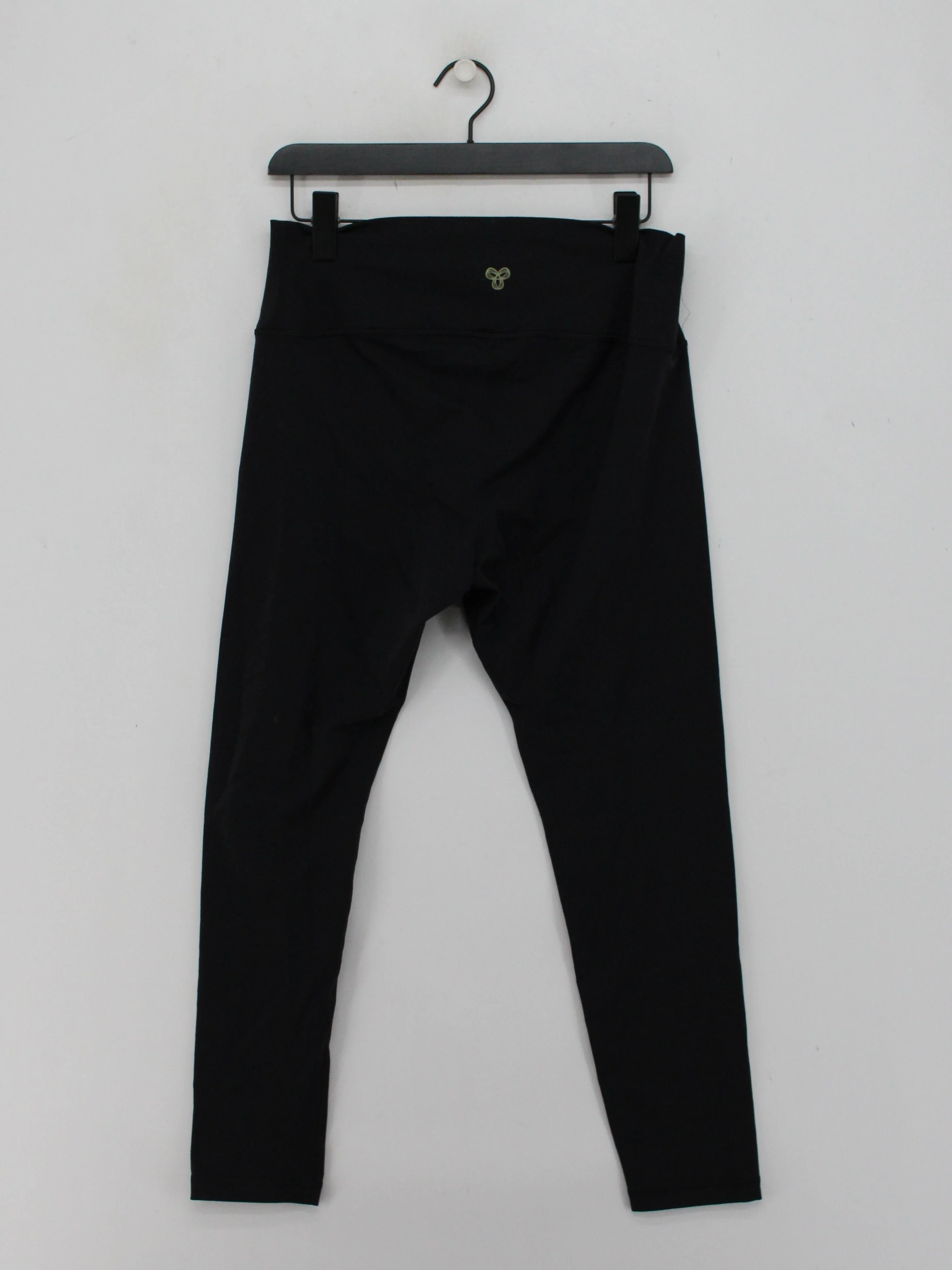 Aritzia Women's Leggings UK 16 Black Nylon with Elastane Cropped - Image 2
