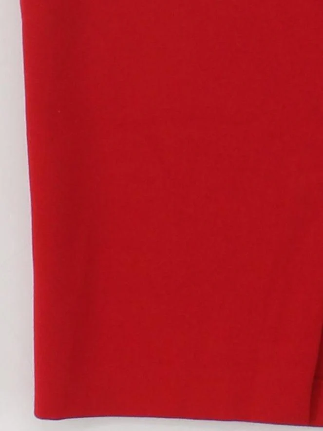 Aritzia Women's Midi Skirt UK 12 Red 100% Other Midi Straight & Pencil - Image 4
