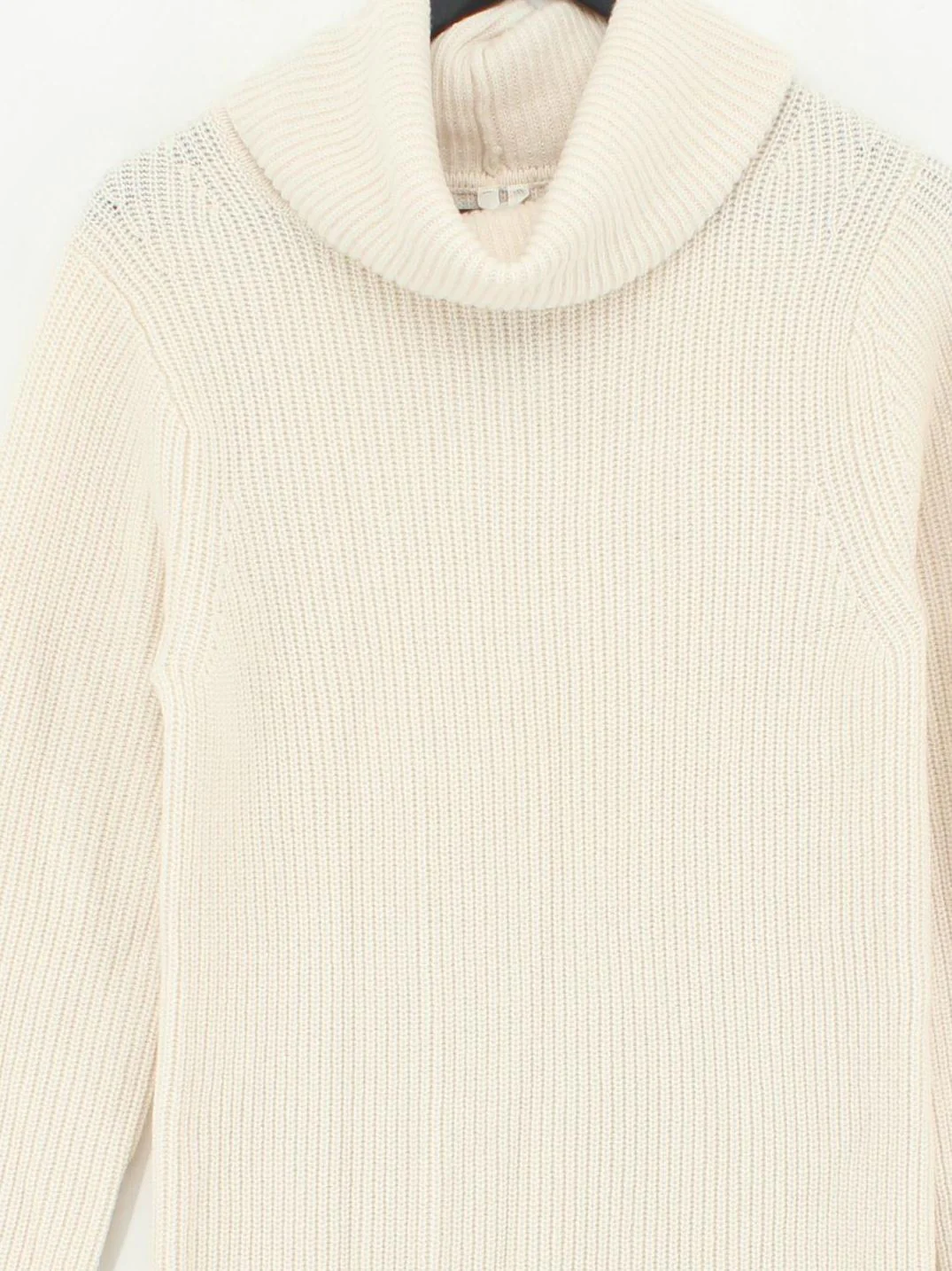 Arket Jumper Midi Dress UK2 in Cream - Image 3