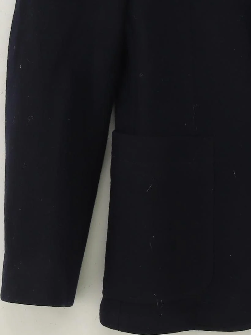 Arket Men's Blazer Chest: 46 in Black Wool with Viscose Overcoat - Image 4