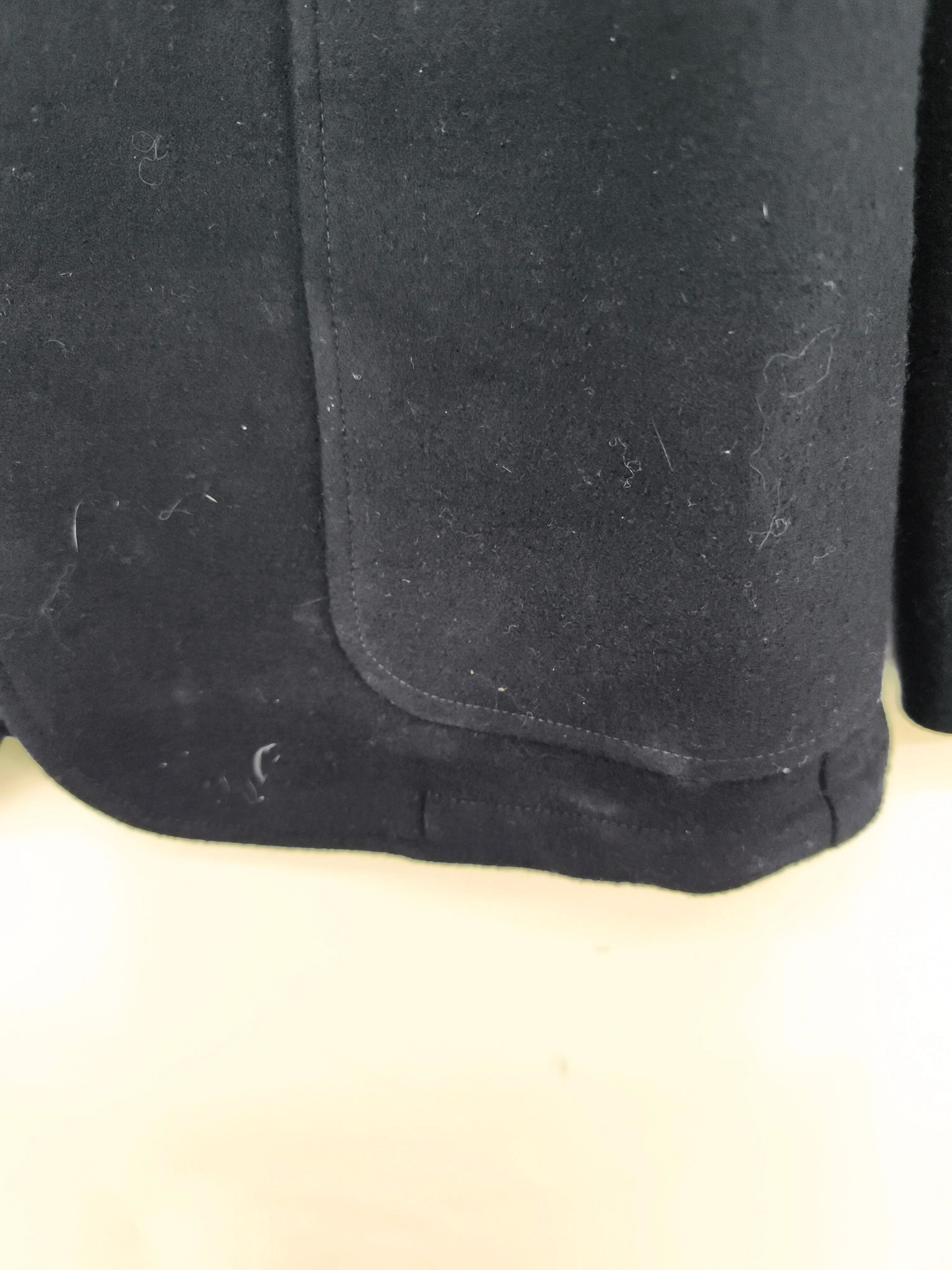 Arket Men's Blazer Chest: 46 in Black Wool with Viscose Overcoat - Image 5