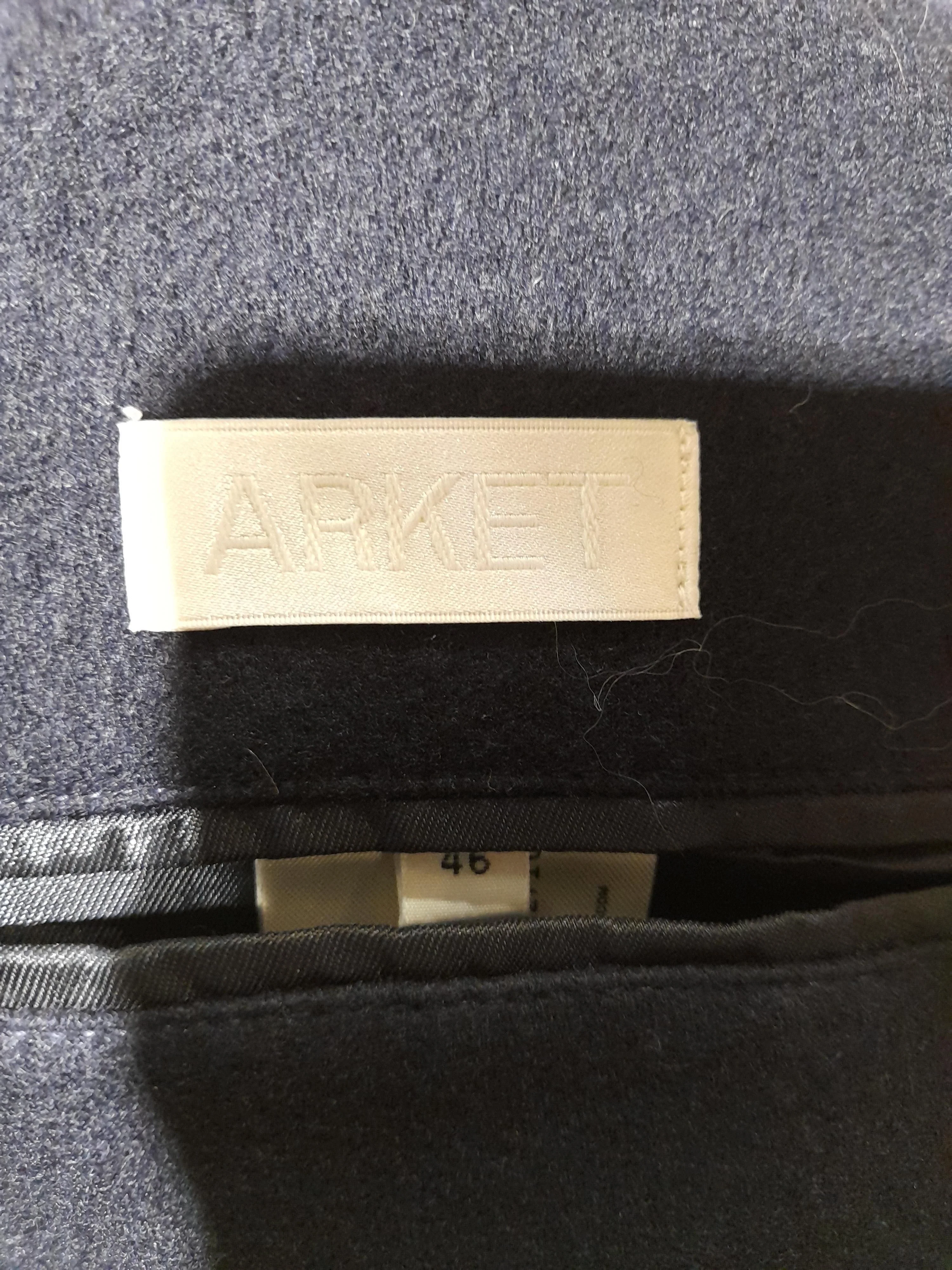 Arket Men's Blazer Chest: 46 in Black Wool with Viscose Overcoat - Image 6