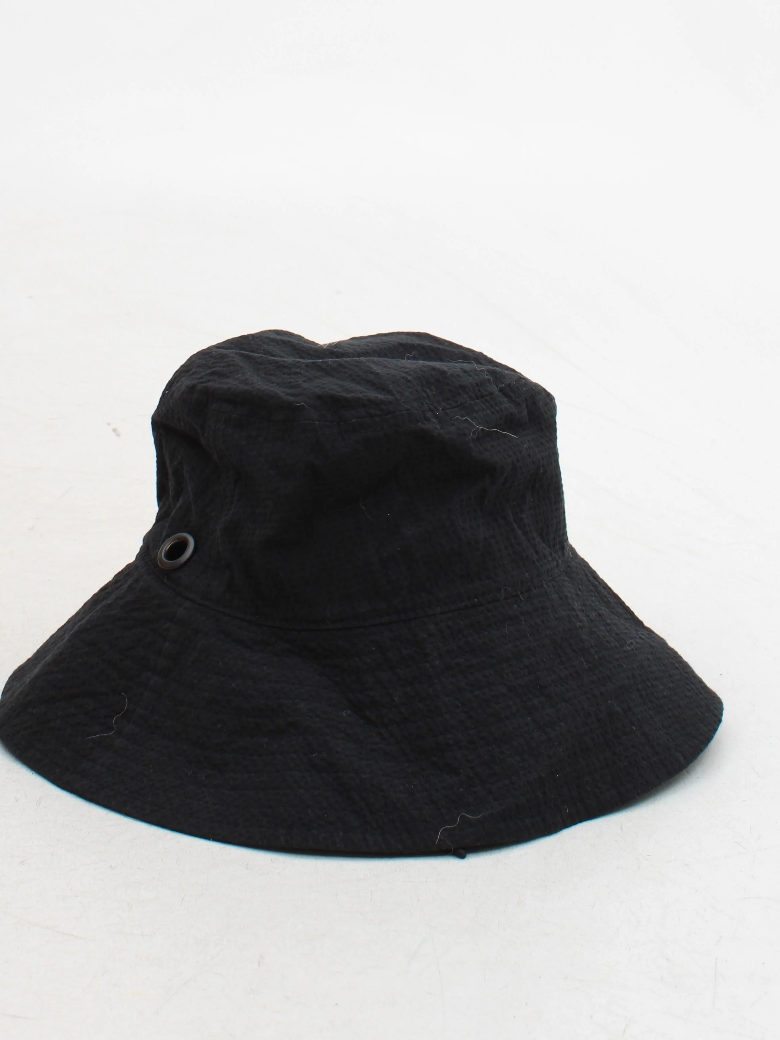Arket Men's Hat XS Black Cotton with Elastane Bucket Hat - Image 2