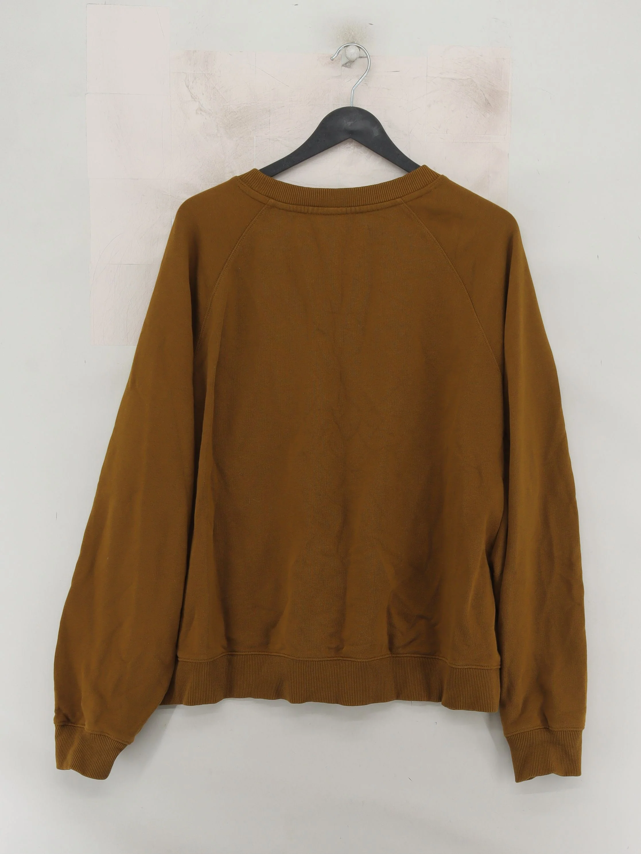 Arket Men's Hoodie M Brown 100% Cotton Pullover - Image 2