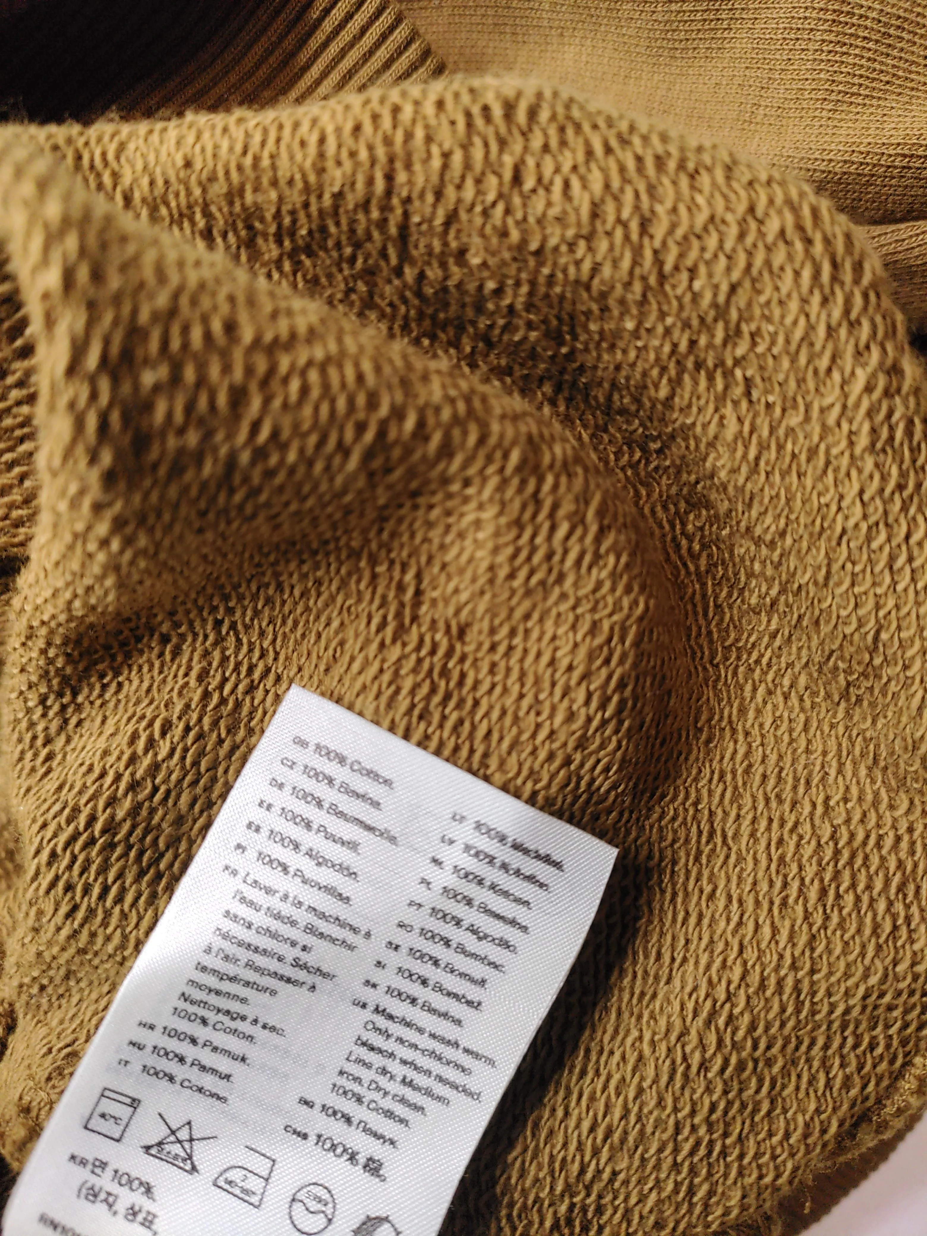 Arket Men's Hoodie M Brown 100% Cotton Pullover - Image 6