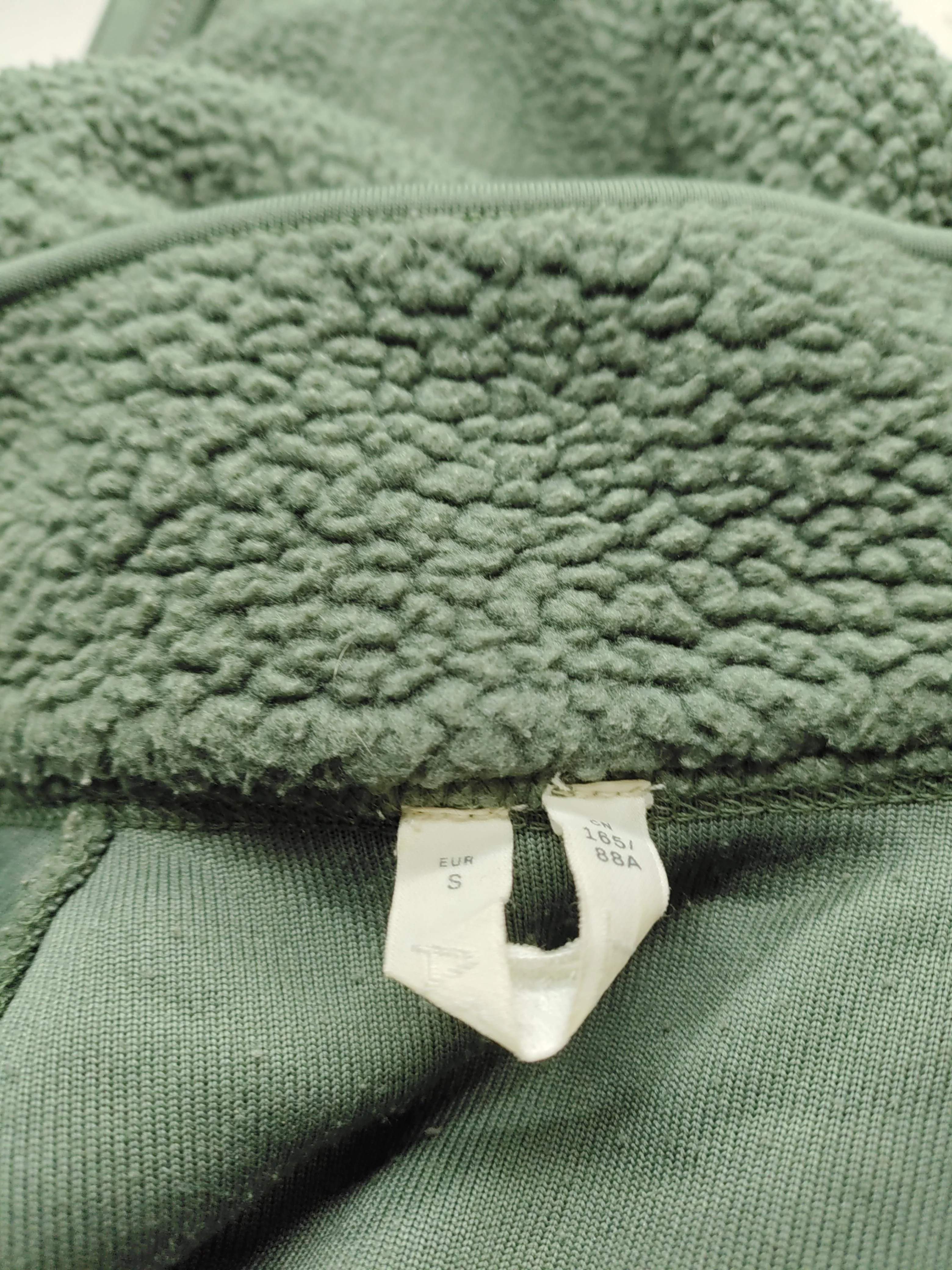 Arket Men's Hoodie S Green 100% Polyester Pullover - Image 5
