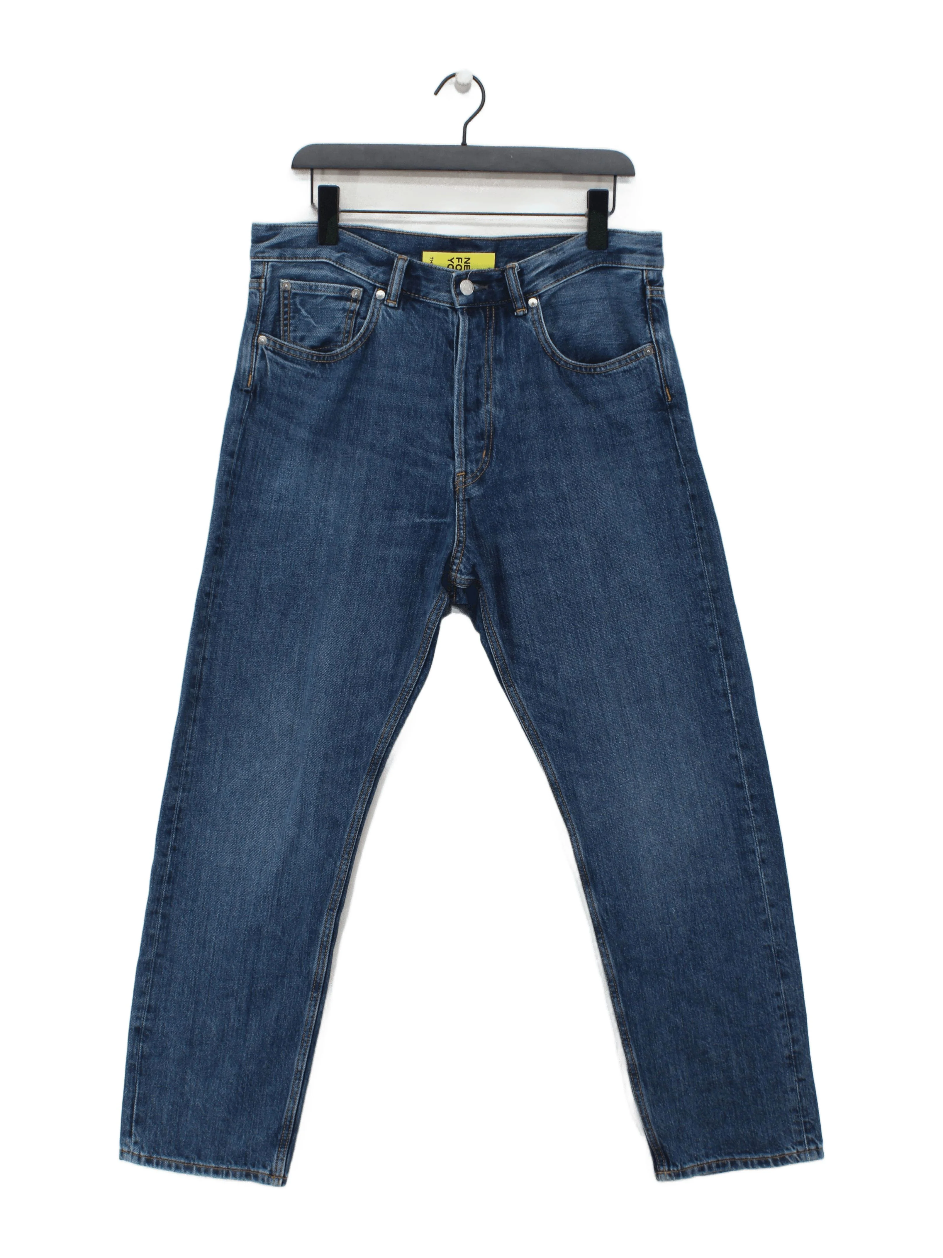 Arket Men's Jeans M Blue 100% Cotton Straight