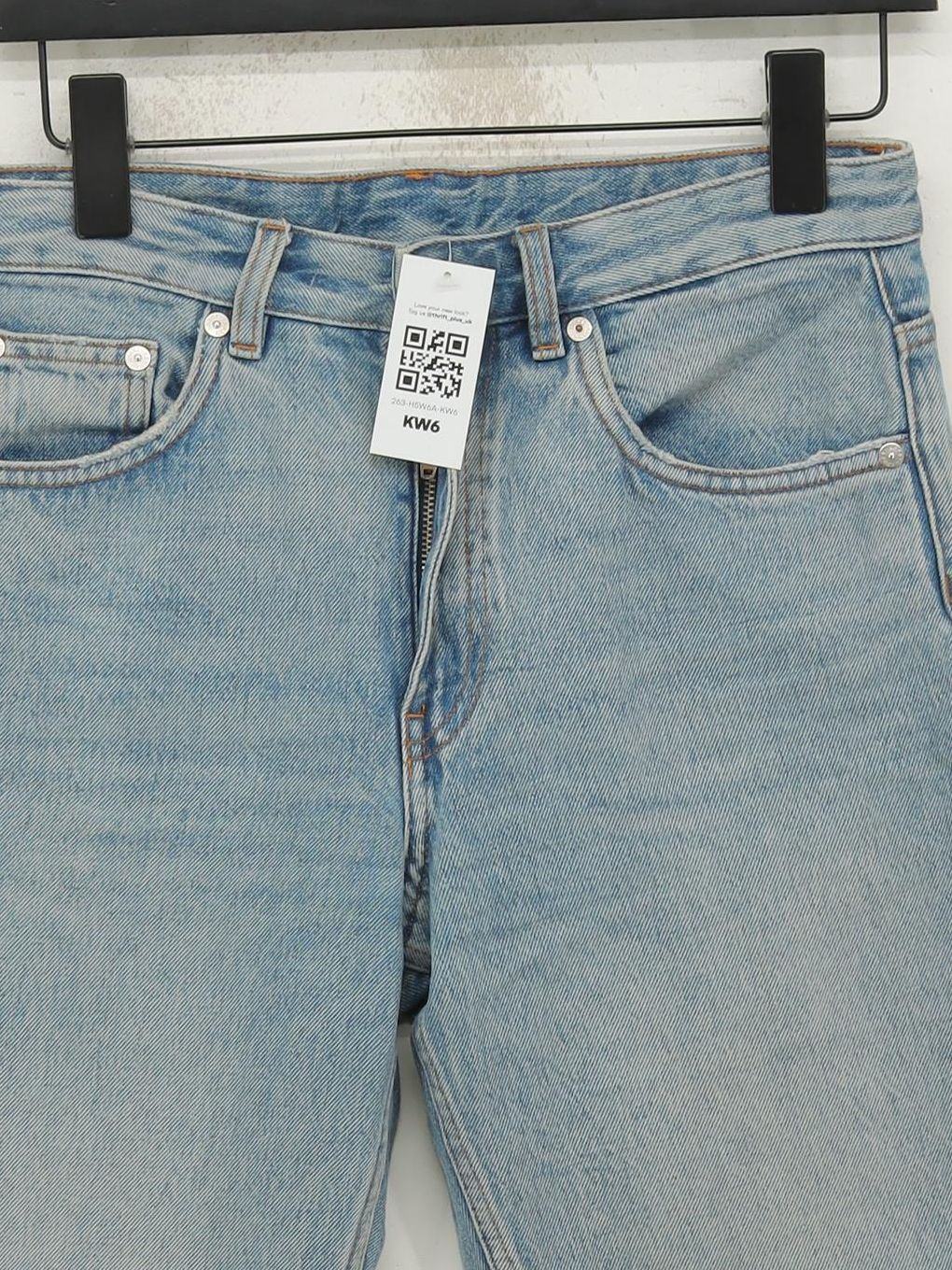 Arket Men's Jeans S Blue 100% Cotton Straight - Image 3