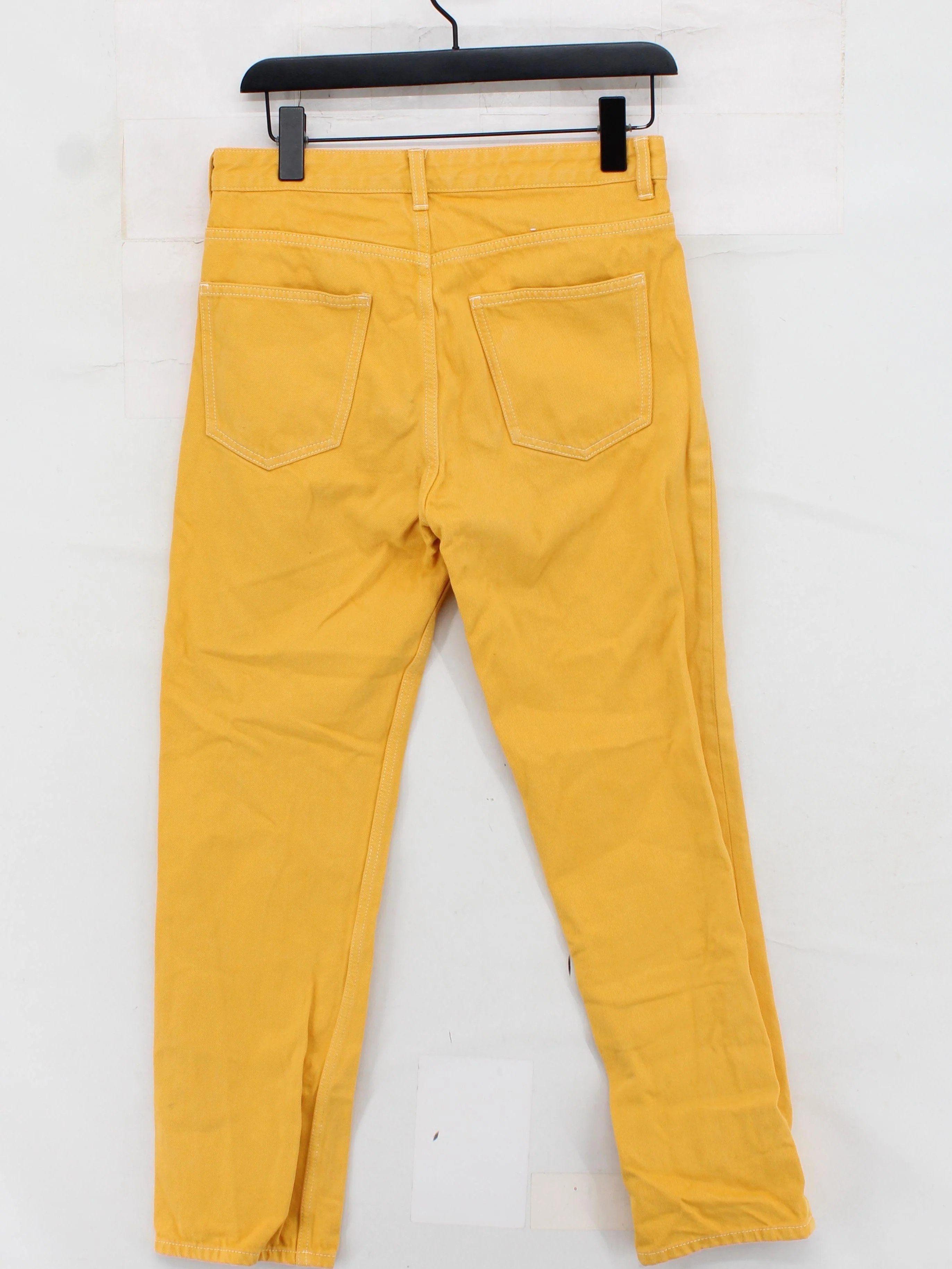 Arket Men's Jeans S Yellow 100% Cotton Straight - Image 2