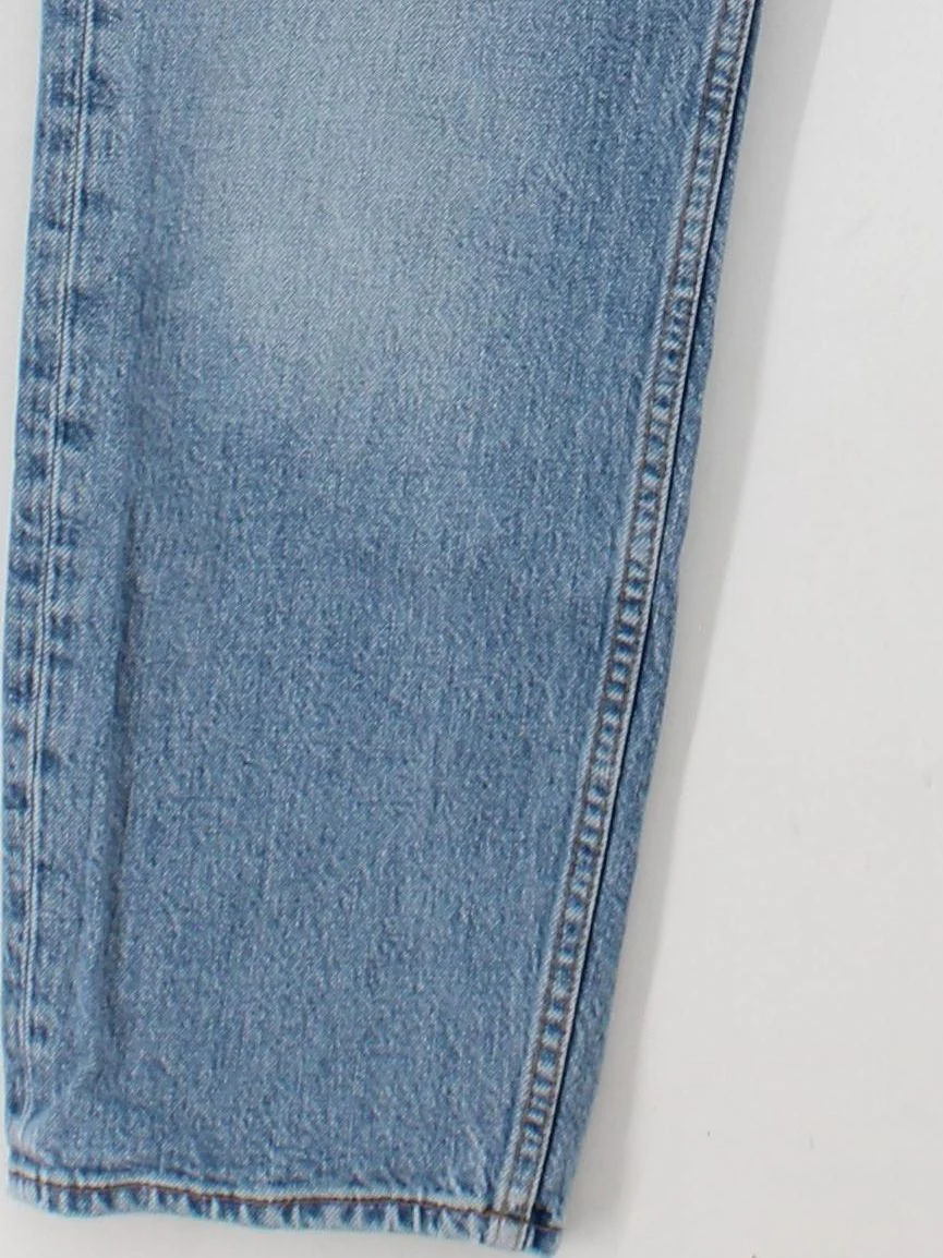 Arket Men's Jeans W 30 in Blue Cotton with Elastane Straight - Image 4