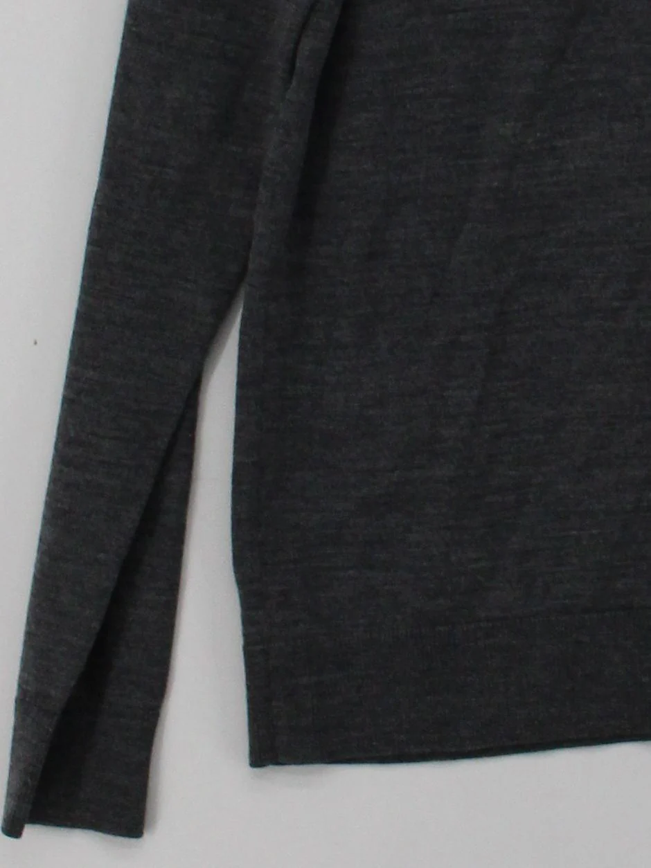 Arket Men's Jumper S Grey 100% Wool Round Neck Pullover - Image 4
