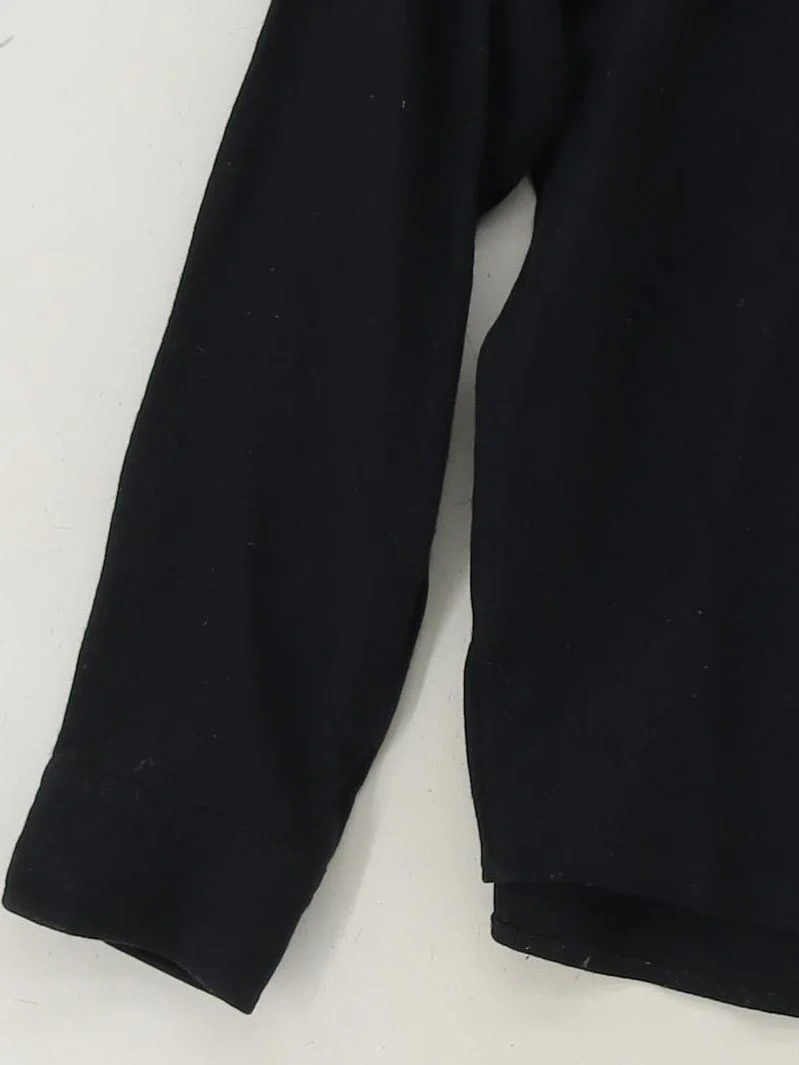 Arket Men's Shirt L Black Wool with Polyamide, Viscose Basic - Image 4