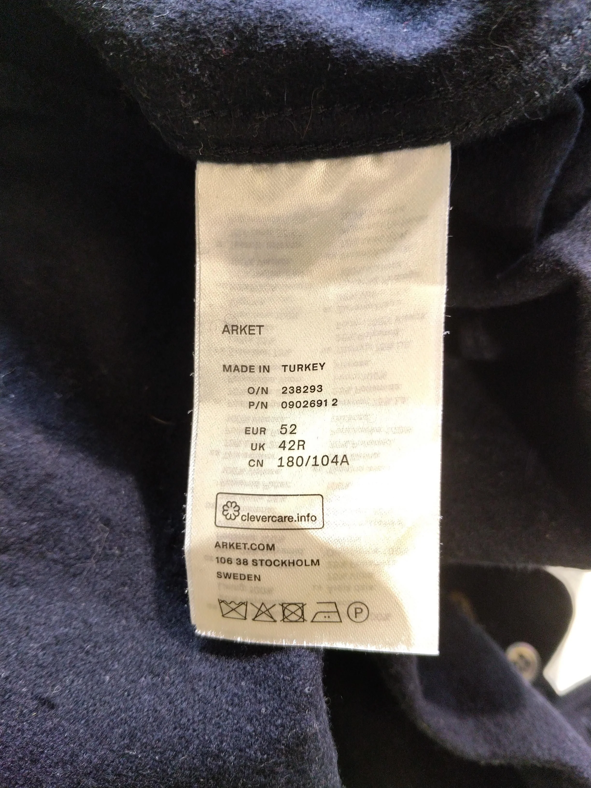 Arket Men's Shirt L Black Wool with Polyamide, Viscose Basic - Image 5