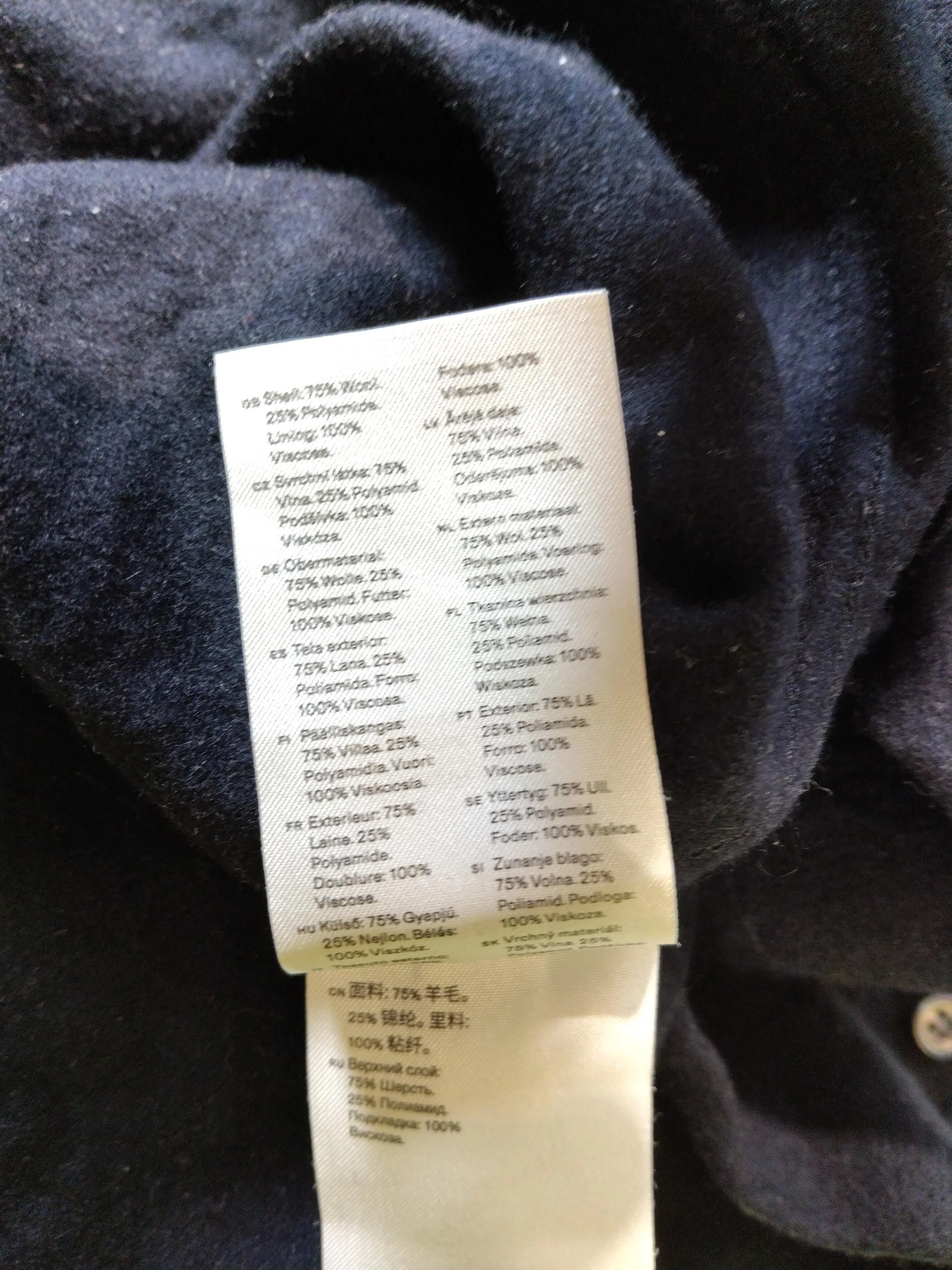 Arket Men's Shirt L Black Wool with Polyamide, Viscose Basic - Image 6
