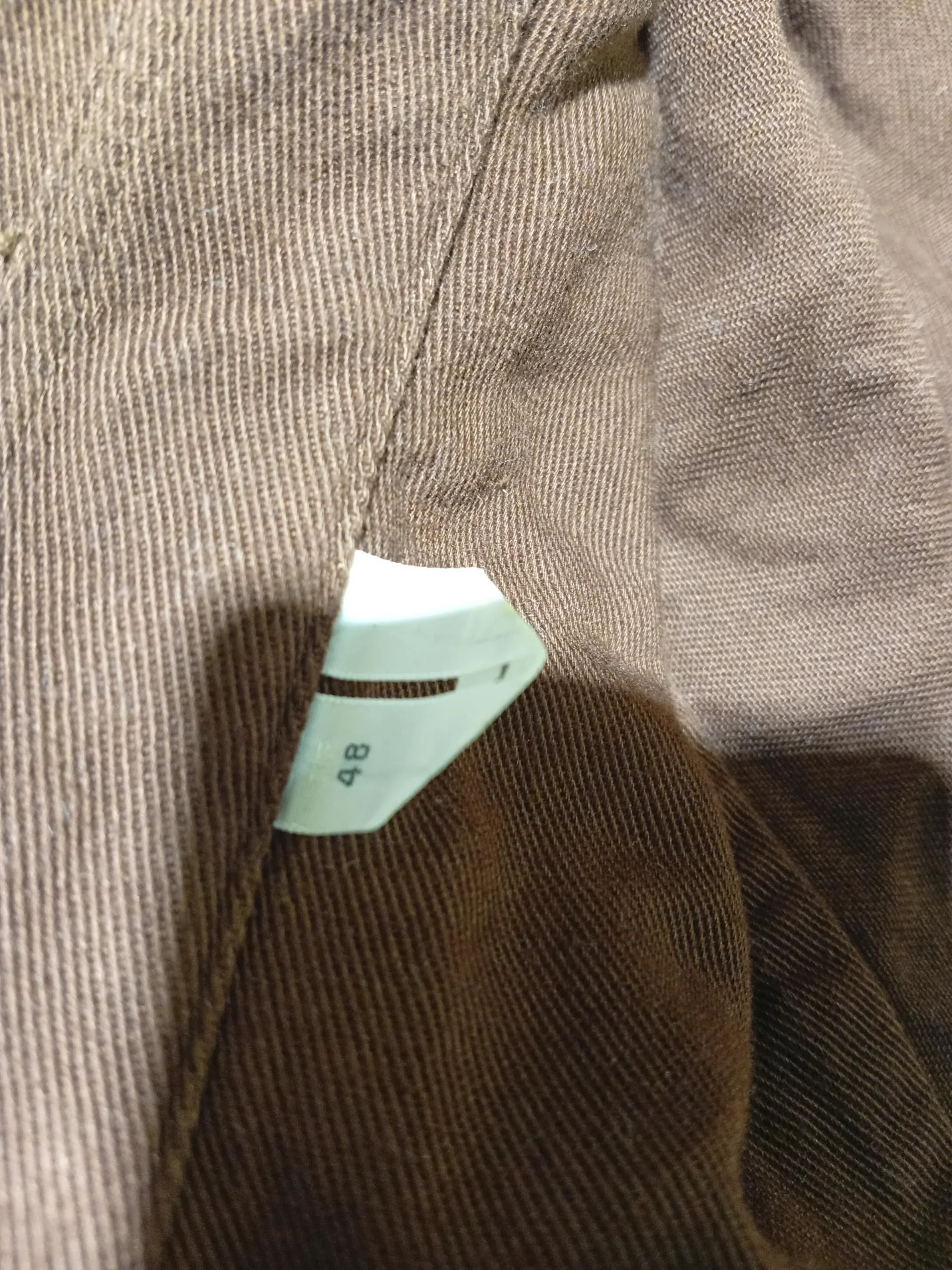 Arket Men's Shirt L Brown 100% Other Basic - Image 5