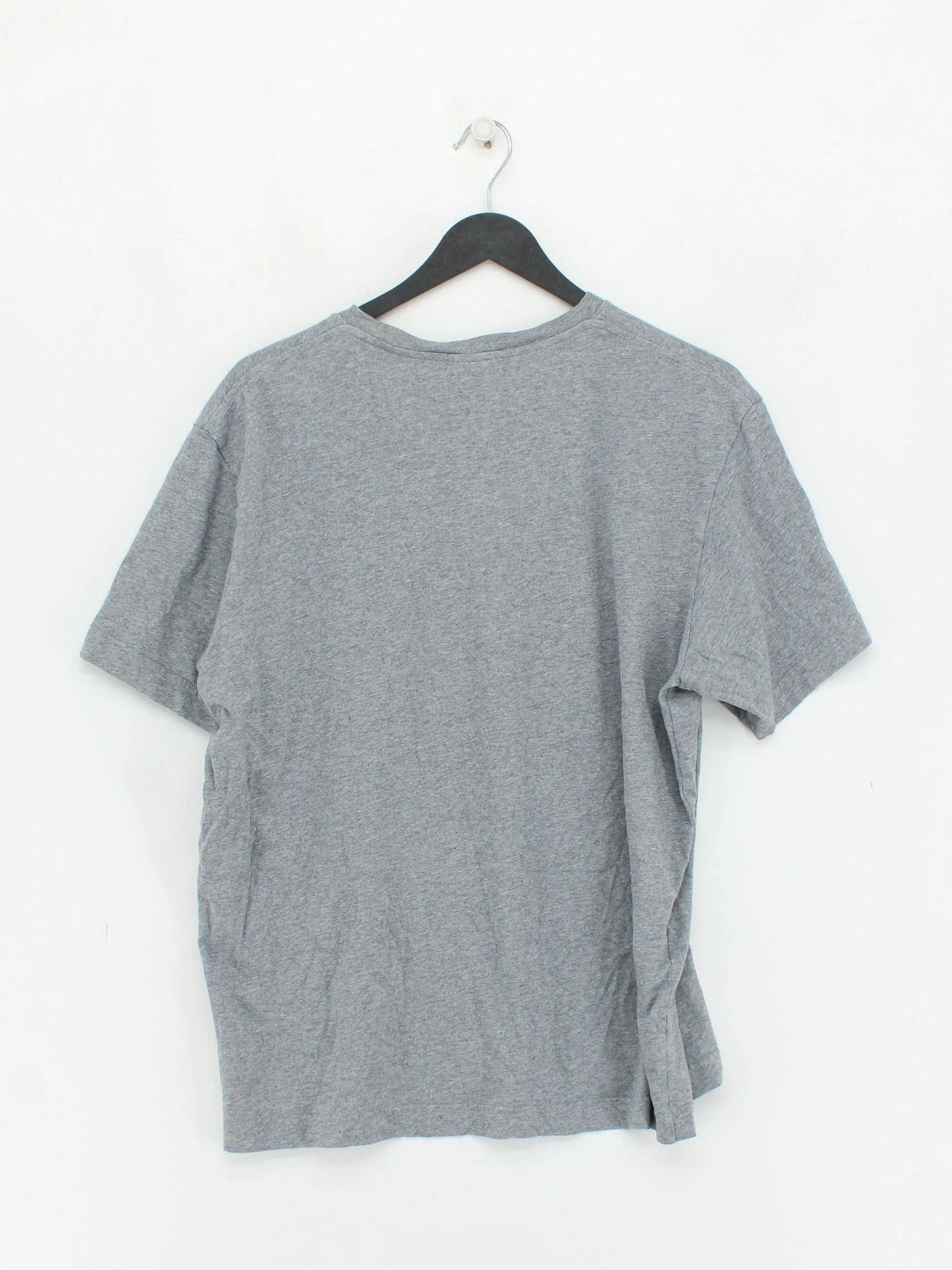 Arket Men's T-Shirt L Grey 100% Cotton Basic - Image 2