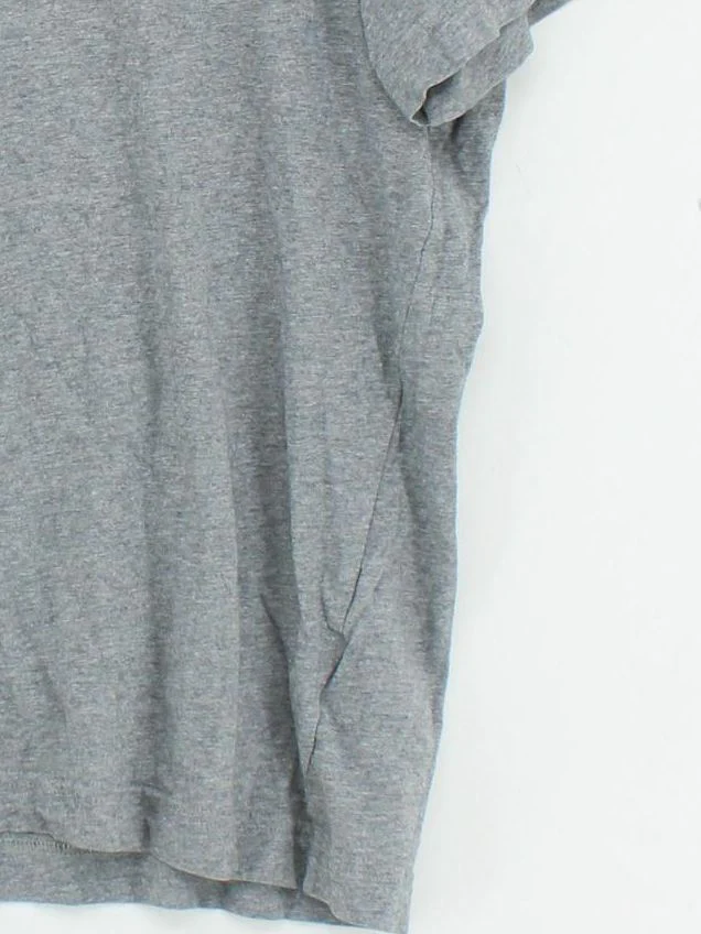 Arket Men's T-Shirt L Grey 100% Cotton Basic - Image 4