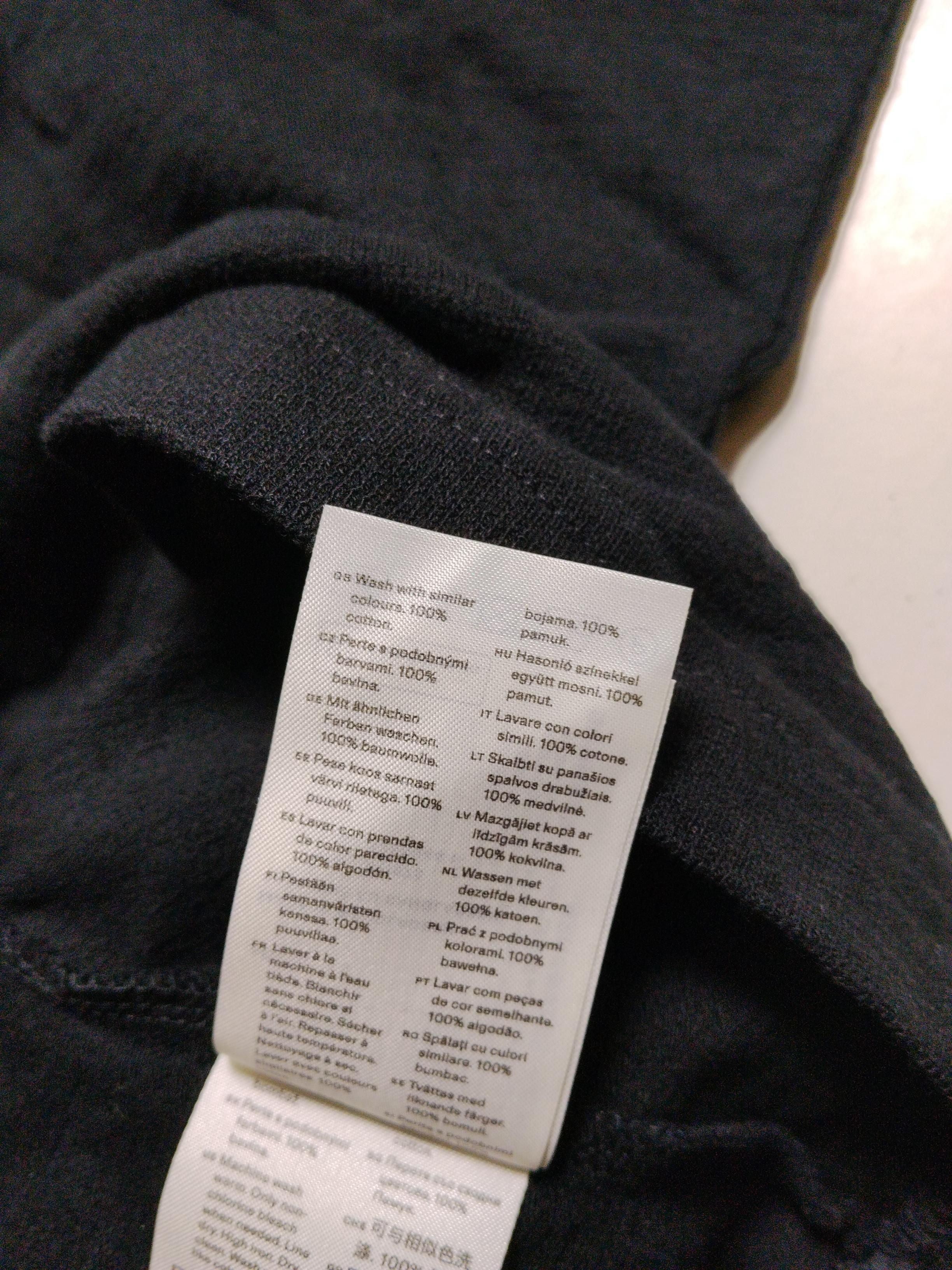 Arket Men's T-Shirt M Black 100% Cotton Basic New with tags - Image 6