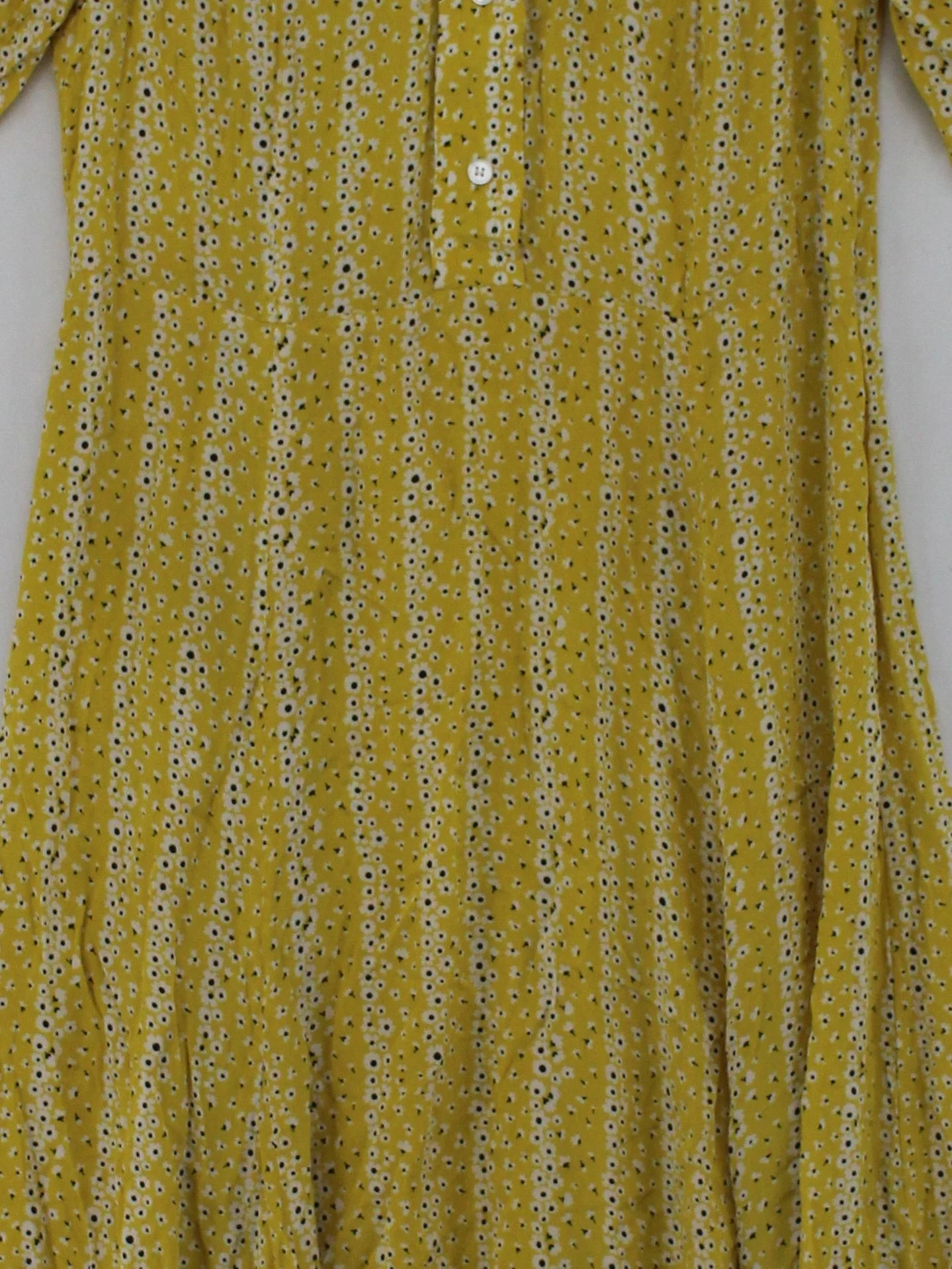 Arket Shirt Maxi Dress UK12 in Yellow - Image 3