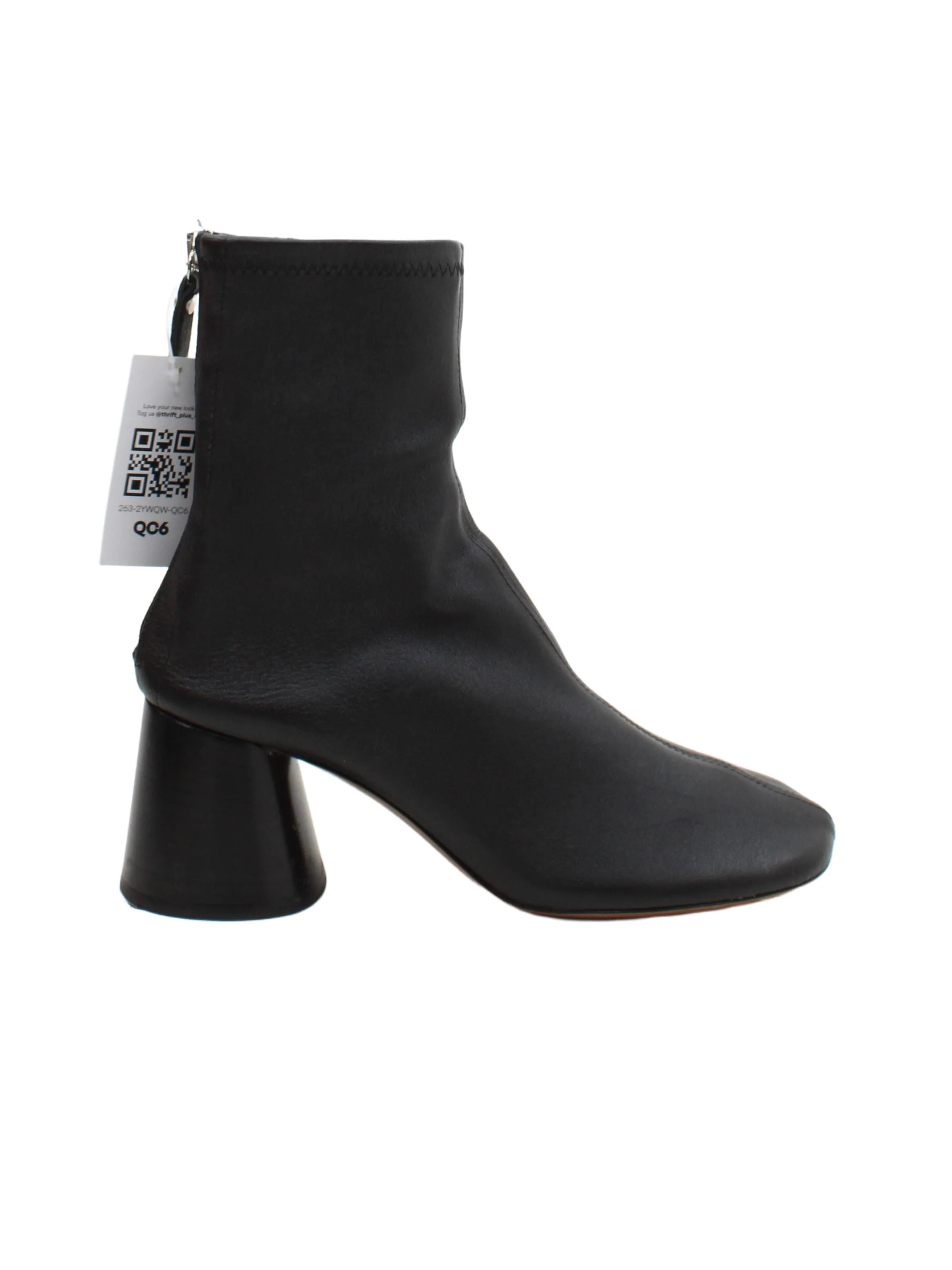 Arket Women's Boots UK 5 Black 100% Leather Combat