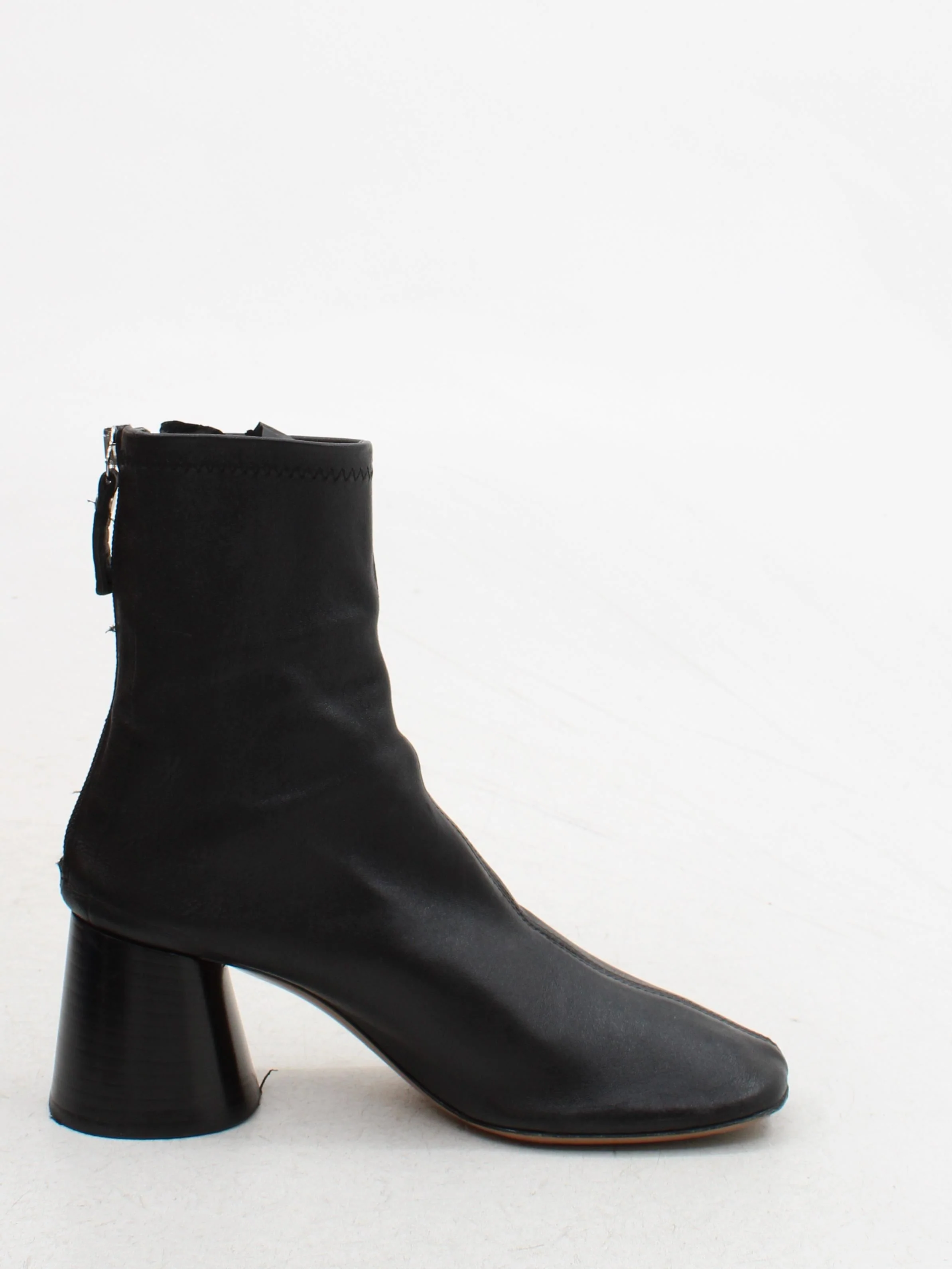 Arket Women's Boots UK 5 Black 100% Leather Combat - Image 5