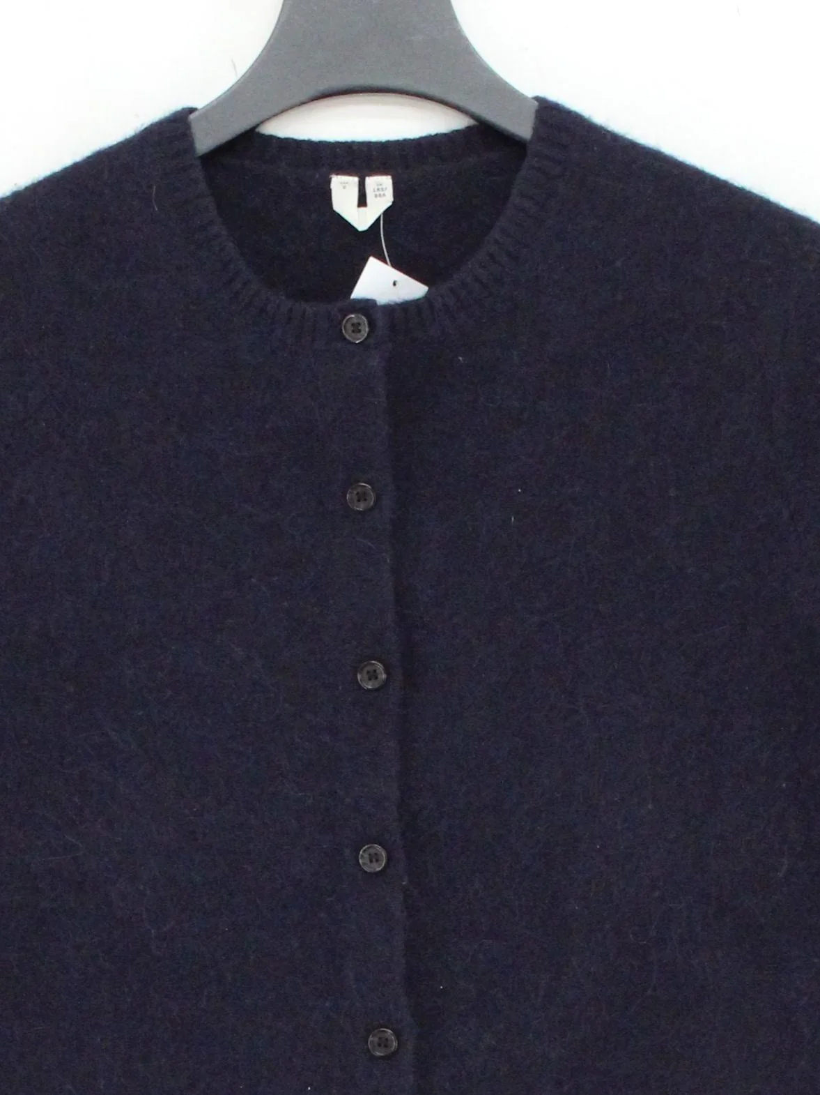 Arket Women's Cardigan S Blue Polyester with Wool, Elastane Round Neck Cardigan - Image 3