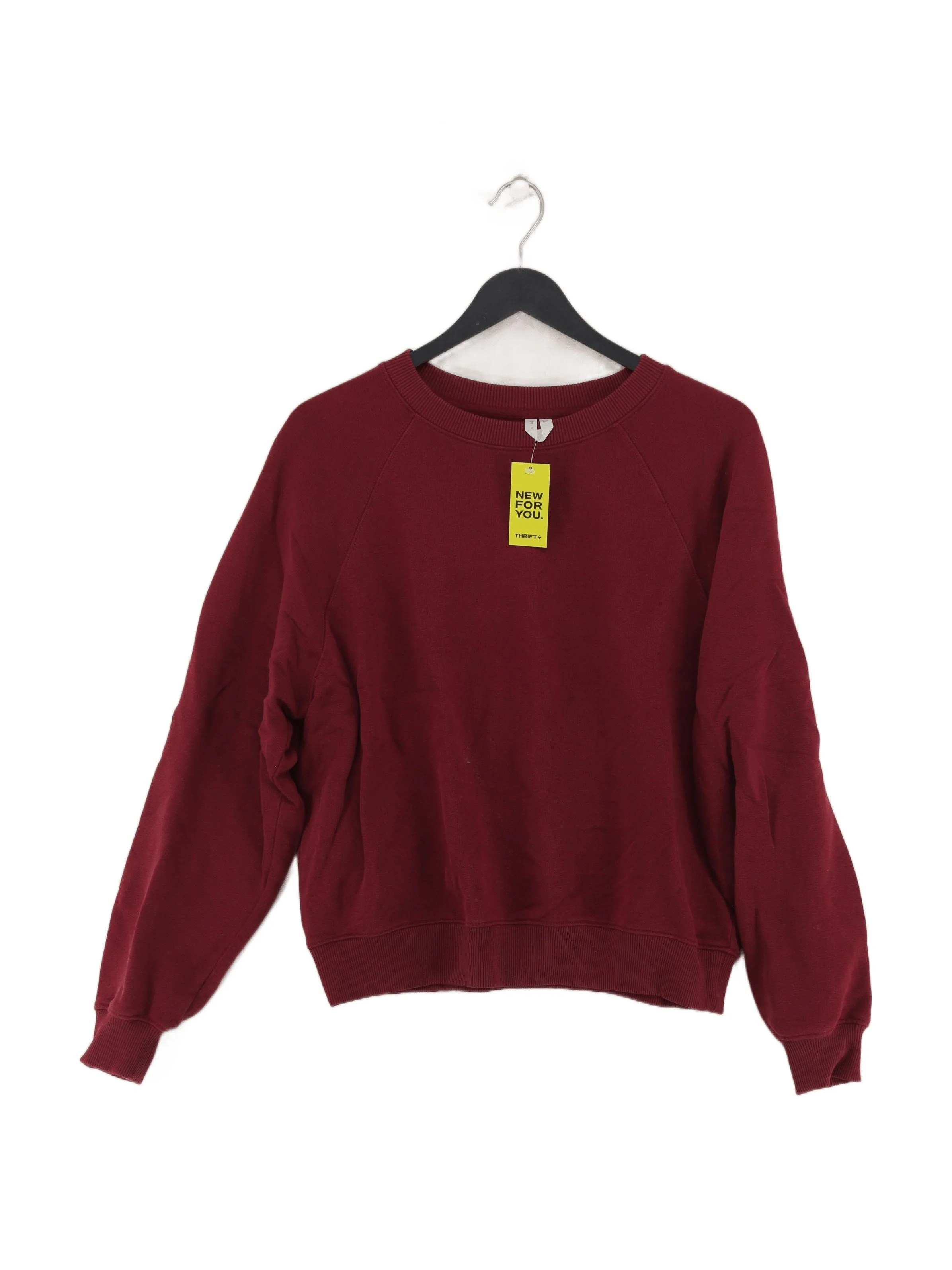 Arket Women's Hoodie XS Red 100% Cotton Pullover