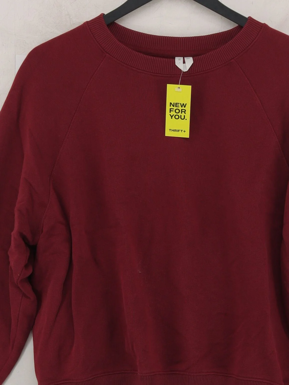 Arket Women's Hoodie XS Red 100% Cotton Pullover - Image 3