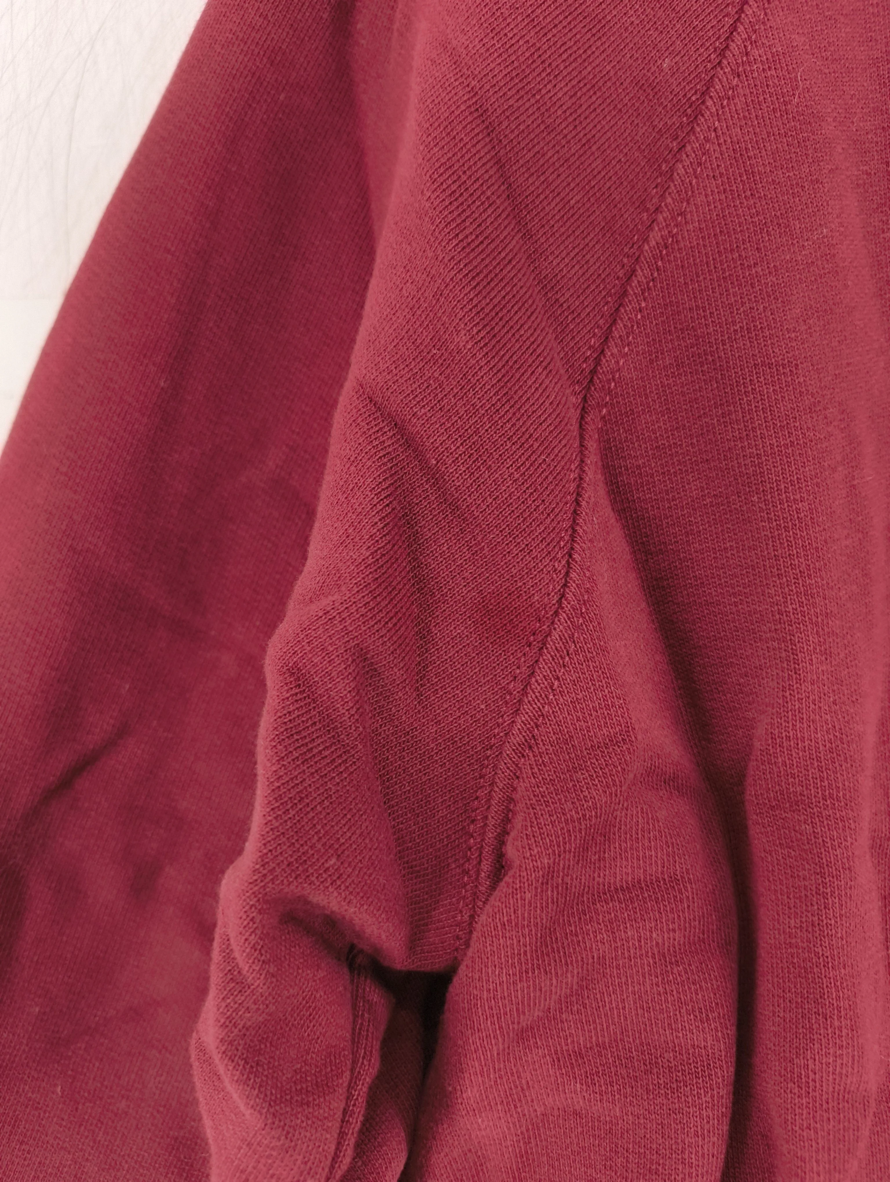 Arket Women's Hoodie XS Red 100% Cotton Pullover - Image 5