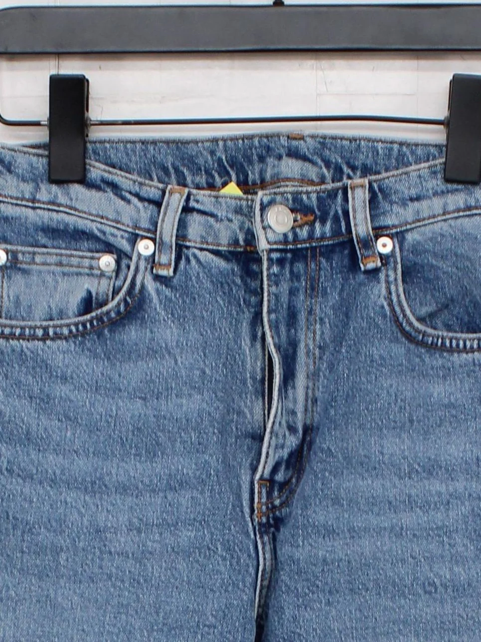 Arket Women's Jeans W 28 in Blue Cotton with Elastane, Other Straight - Image 3