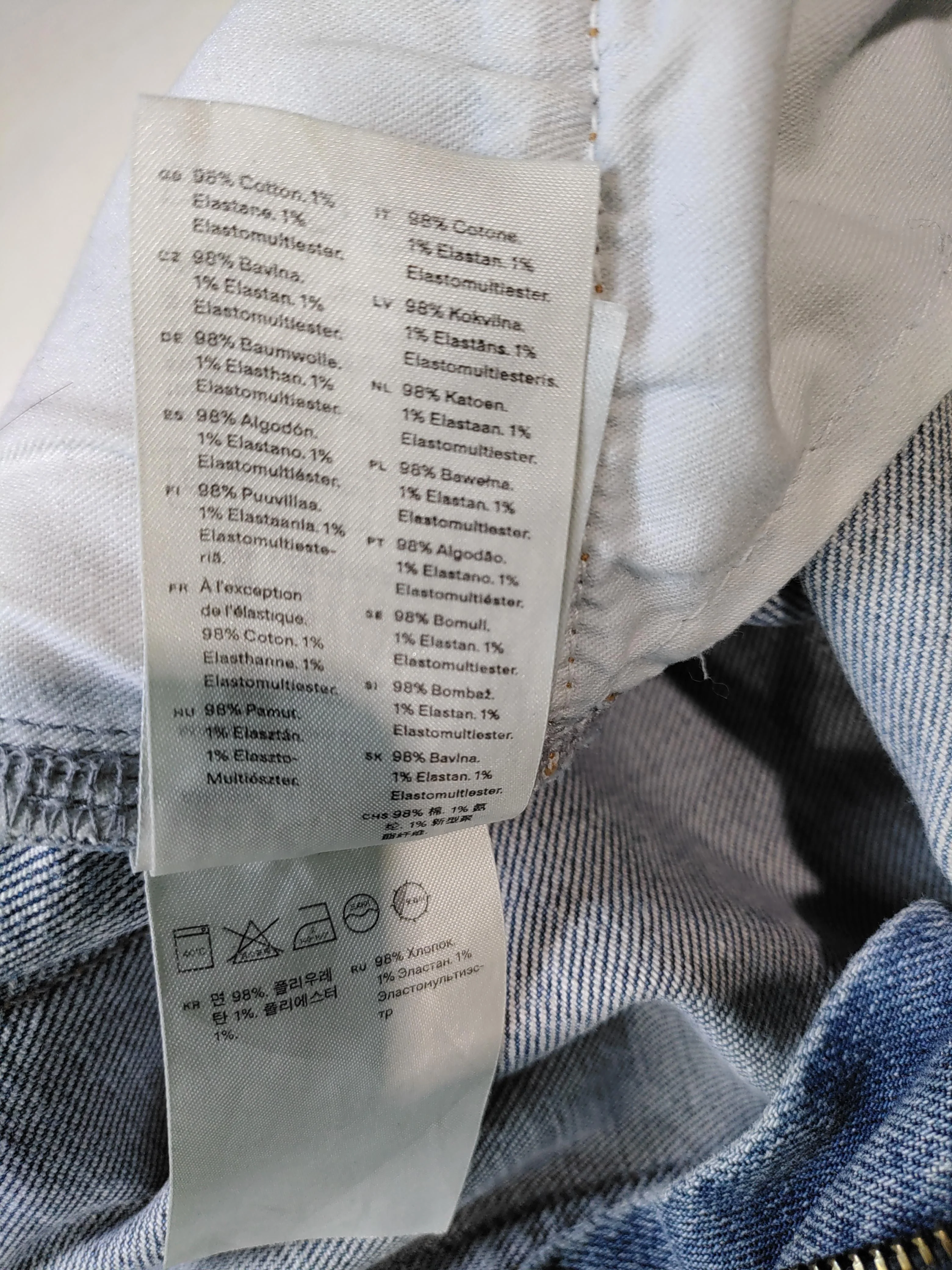 Arket Women's Jeans W 28 in Blue Cotton with Elastane, Other Straight - Image 6