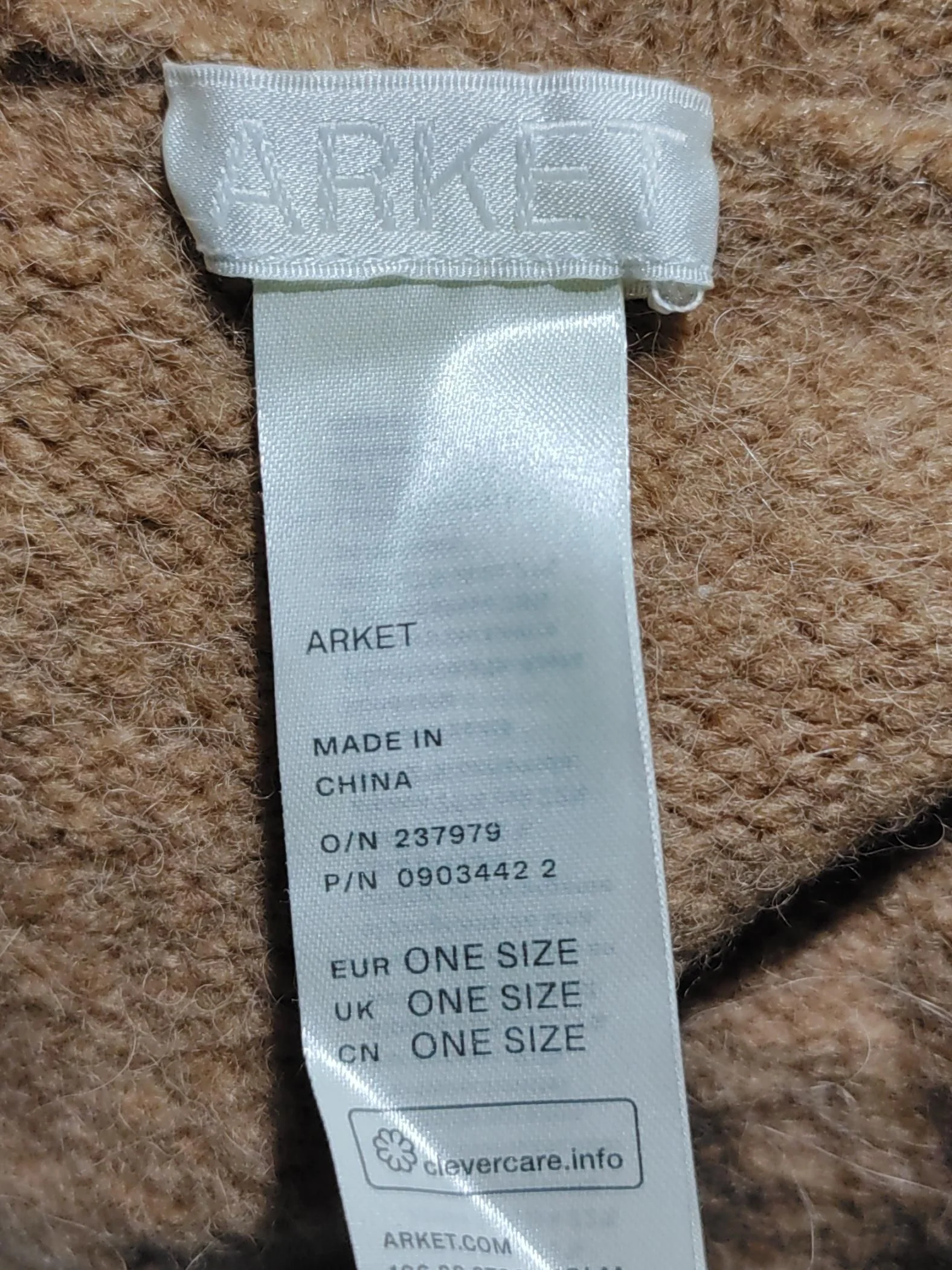 Arket Women's Jumper Tan Other with Wool, Polyamide Roll Neck Vest - Image 5