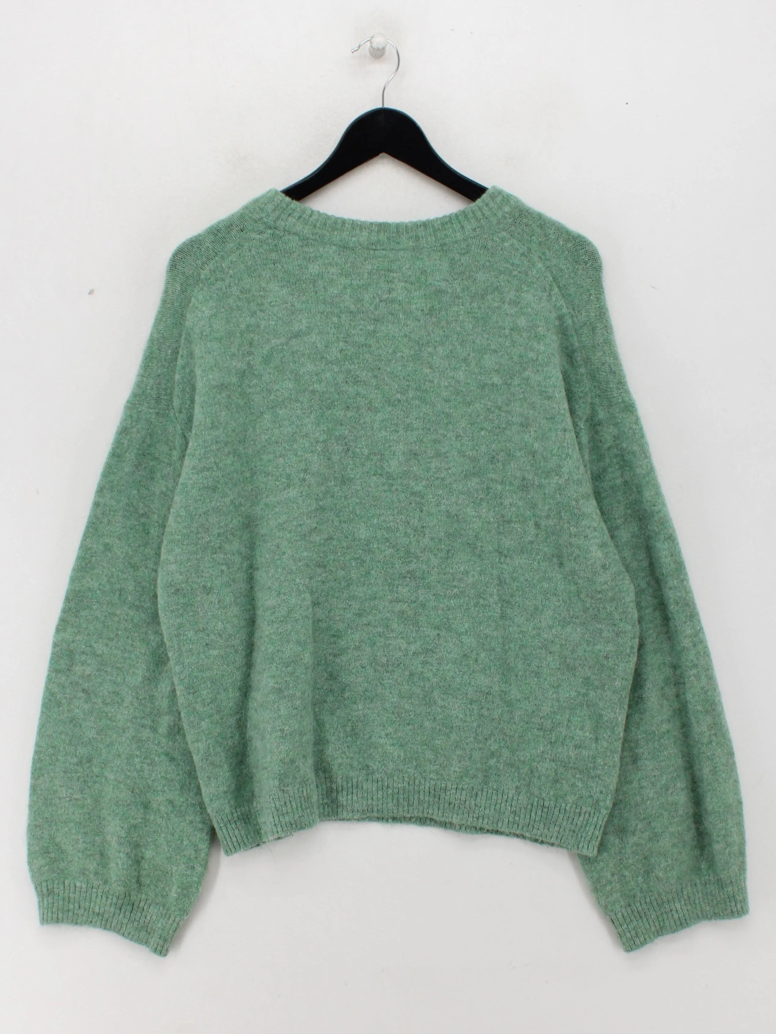 Arket Women's Jumper XS Green Polyester with Acrylic, Wool Round Neck Pullover - Image 2