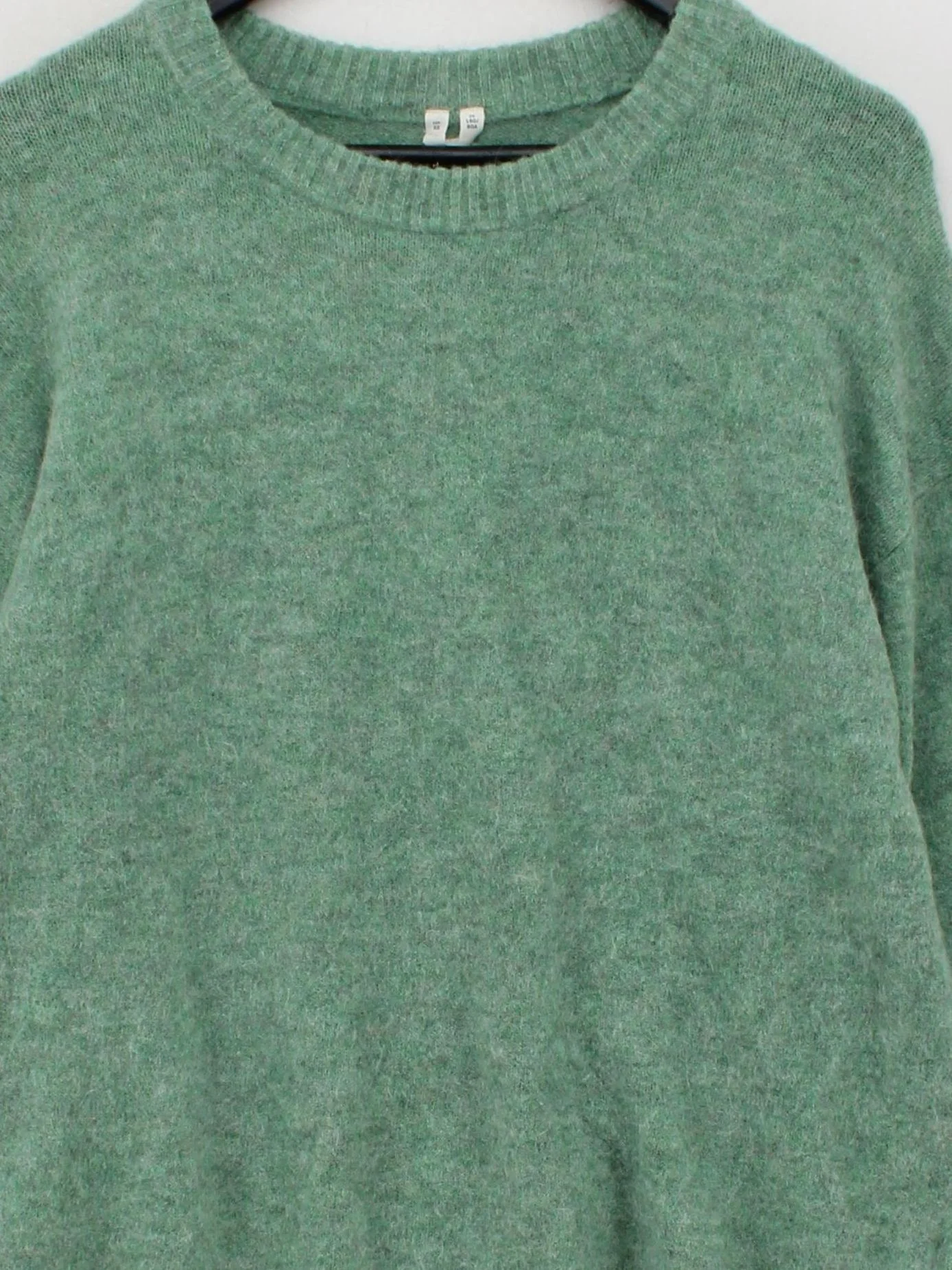 Arket Women's Jumper XS Green Polyester with Acrylic, Wool Round Neck Pullover - Image 3