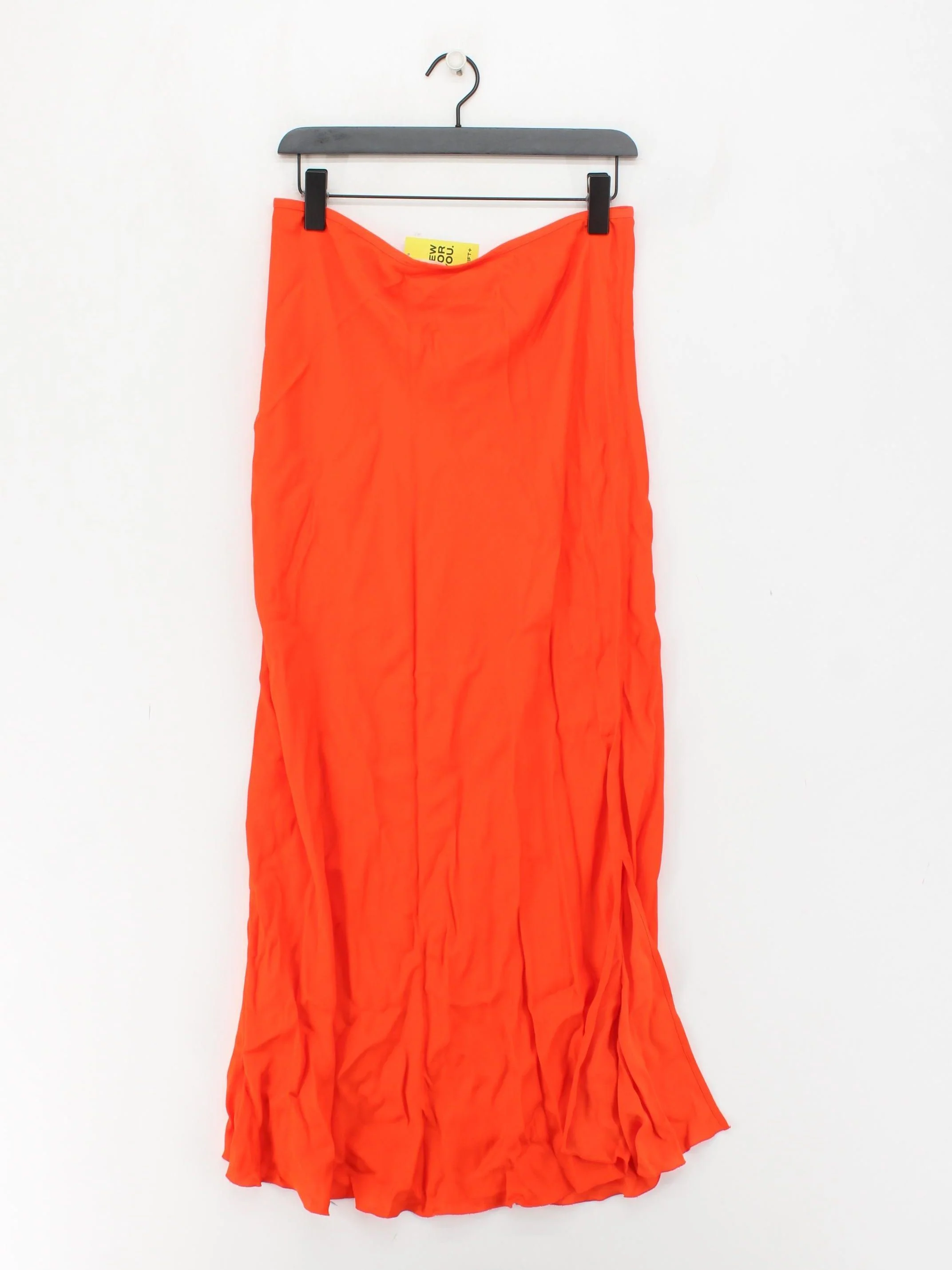 Arket Women's Maxi Skirt UK 16 Orange 100% Viscose Long Maxi - Image 2