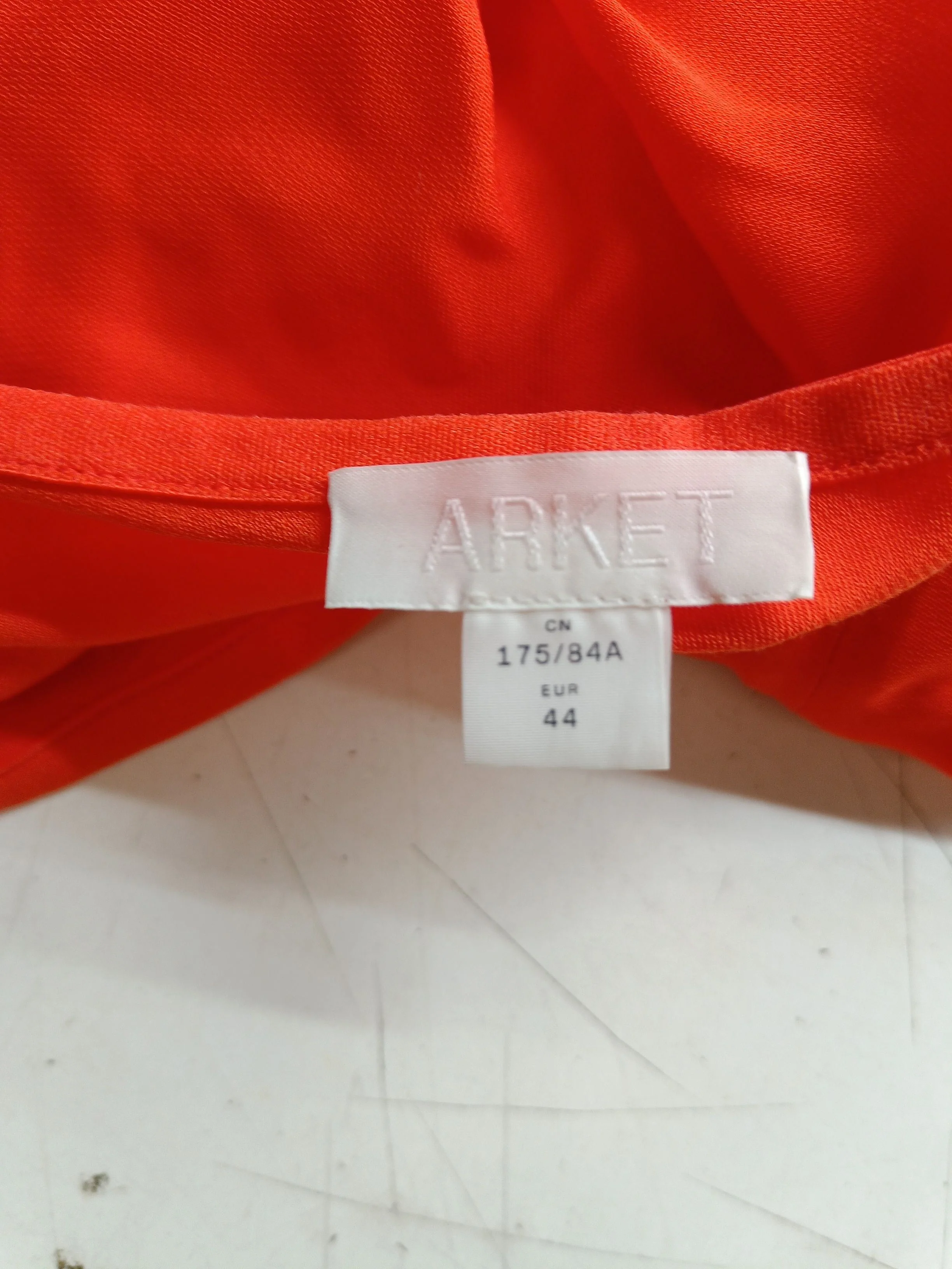 Arket Women's Maxi Skirt UK 16 Orange 100% Viscose Long Maxi - Image 5