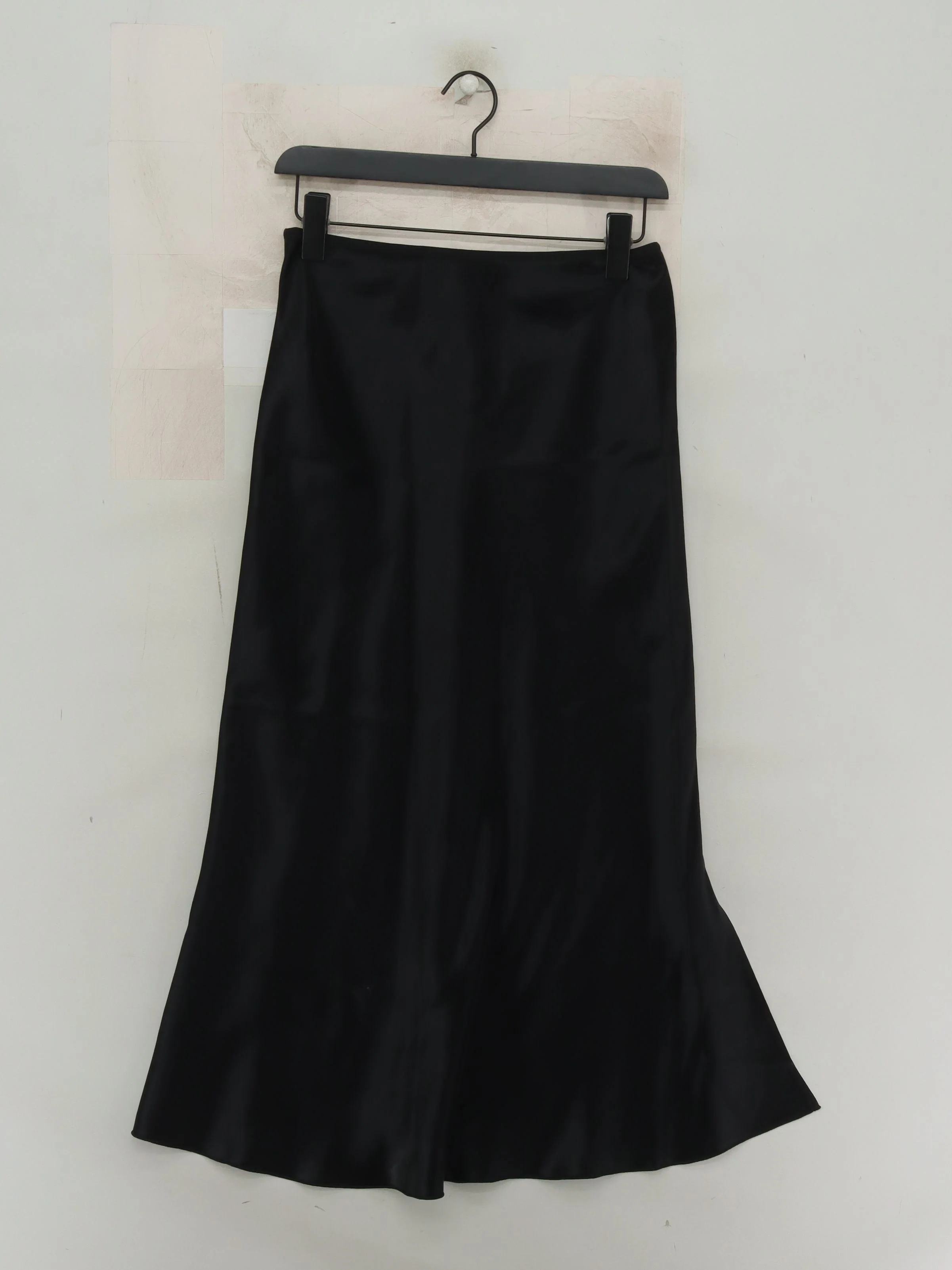 Arket Women's Midi Skirt UK 8 Black 100% Acetate Midi Straight & Pencil - Image 2
