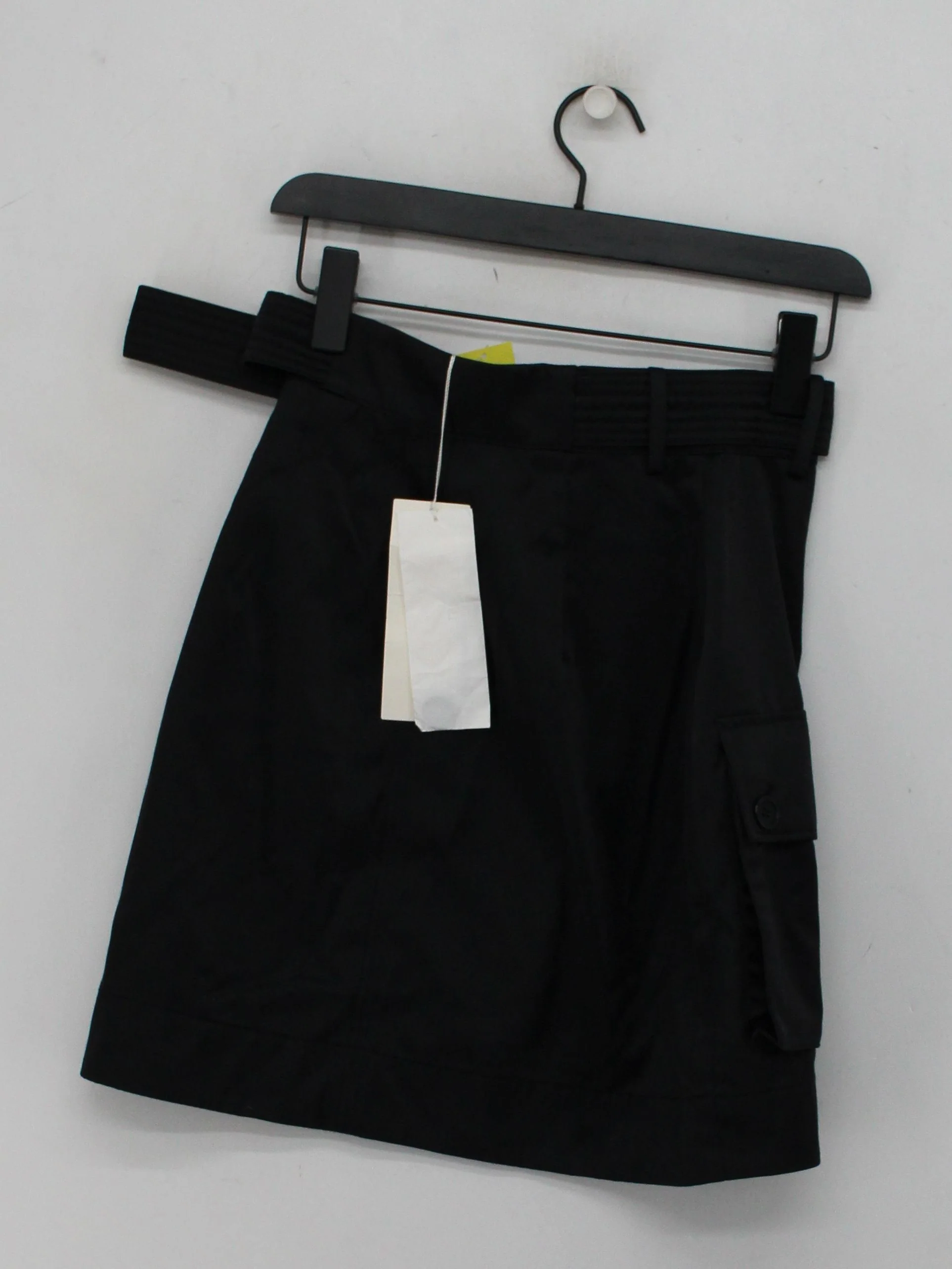 Arket Women's Mini Skirt S Black 100% Polyester Short Mini - Image 2